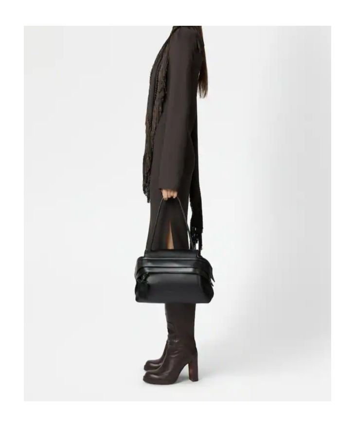 Tod's Wave Small Leather Bag In Black