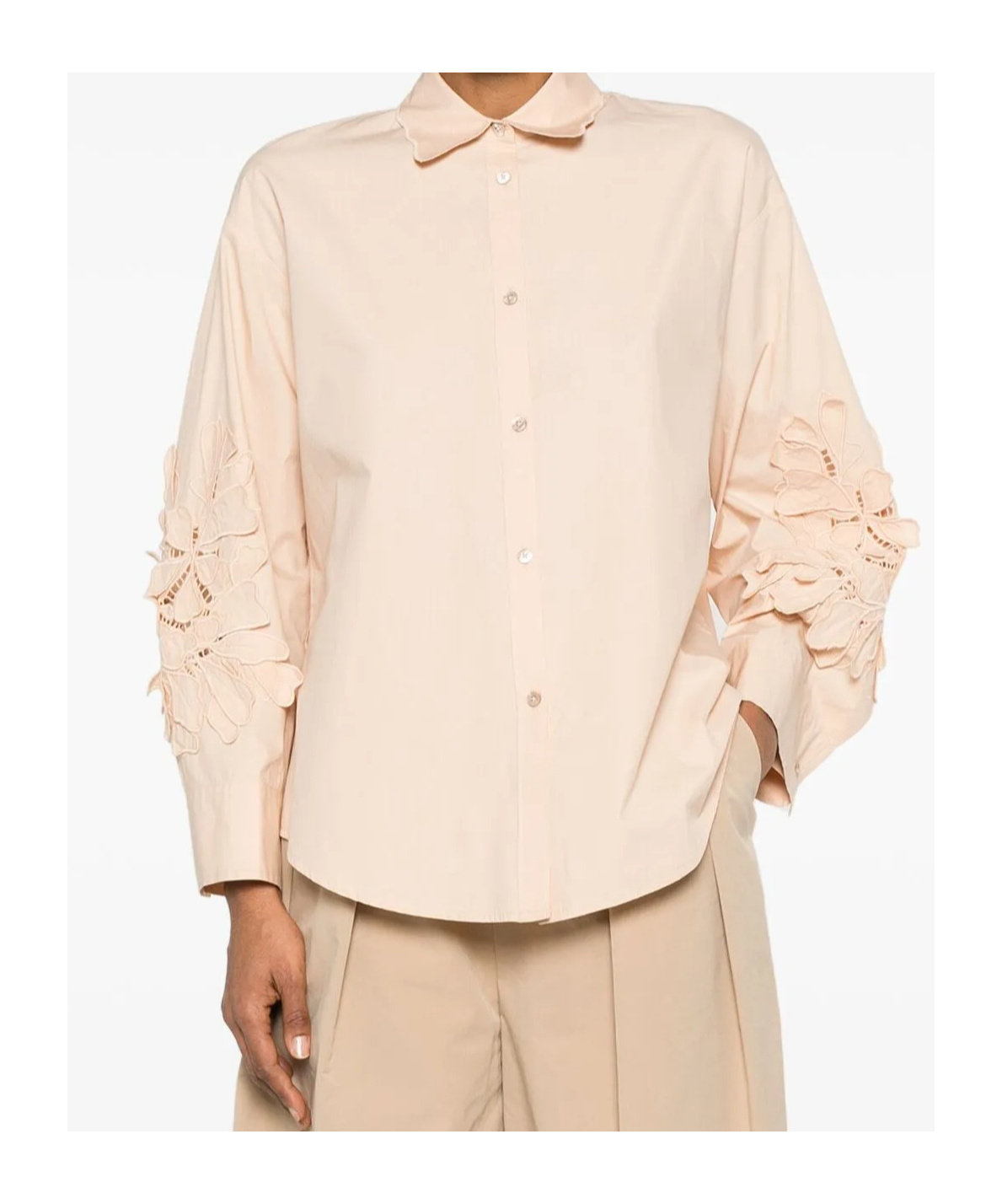 FORTE FORTE EMBROIDERED SHIRT