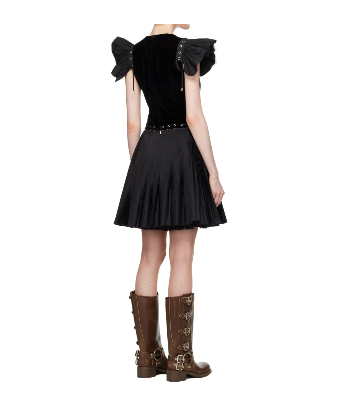 Chopova Lowena Moxie Mini Dress In Black