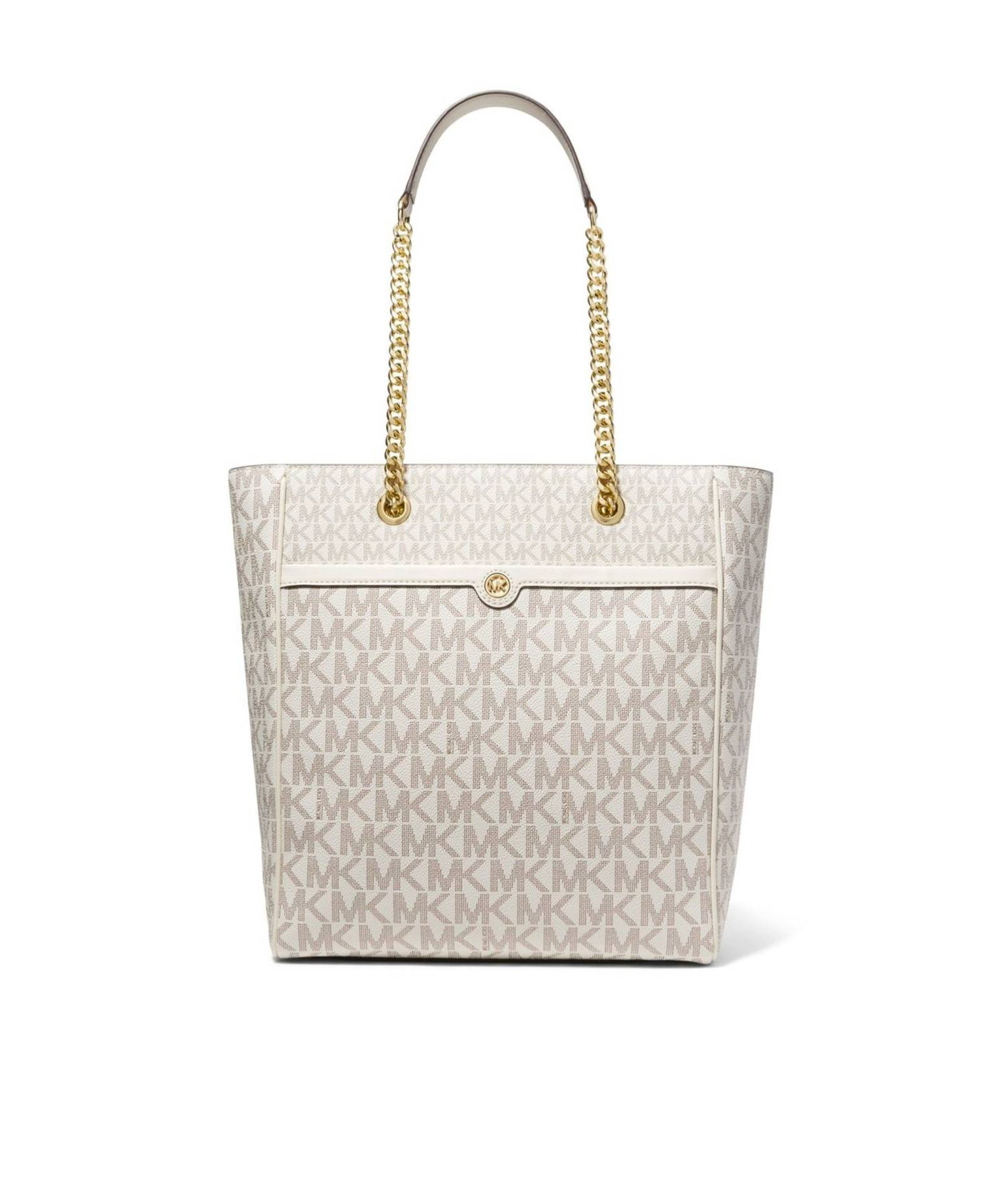 Michael Michael Kors Blaire Monogram Tote In White