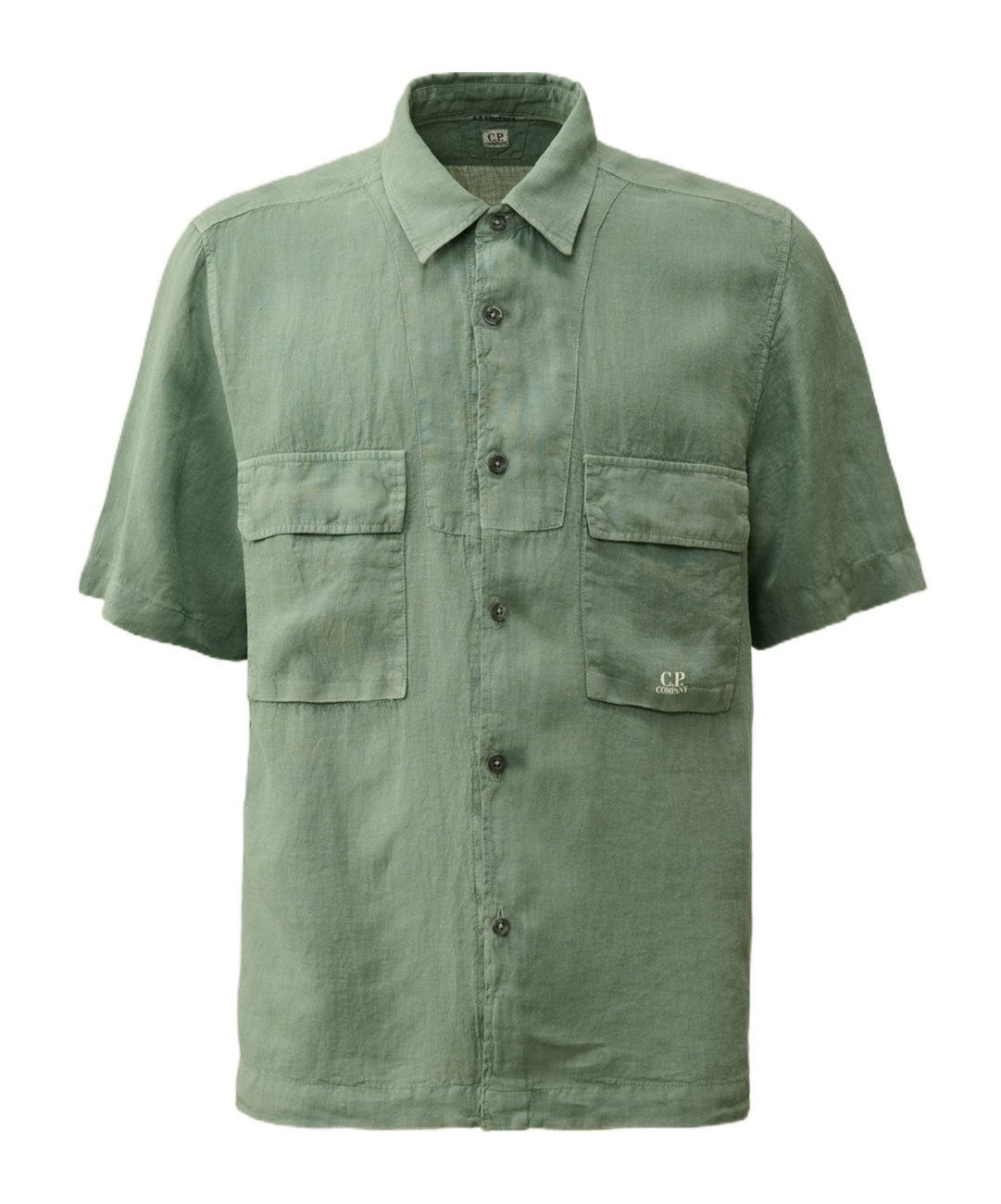 C.p. Company Short-sleeved Shirt In Green