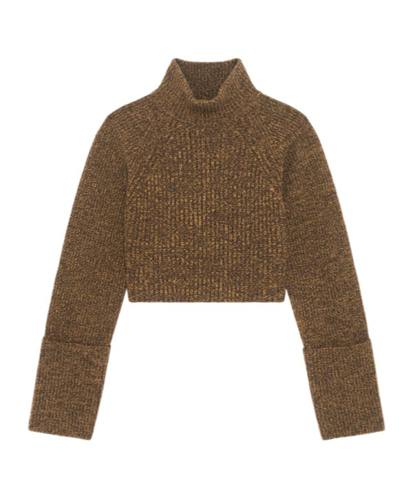 Iro Elba Turtle Neck Jumper In Brown