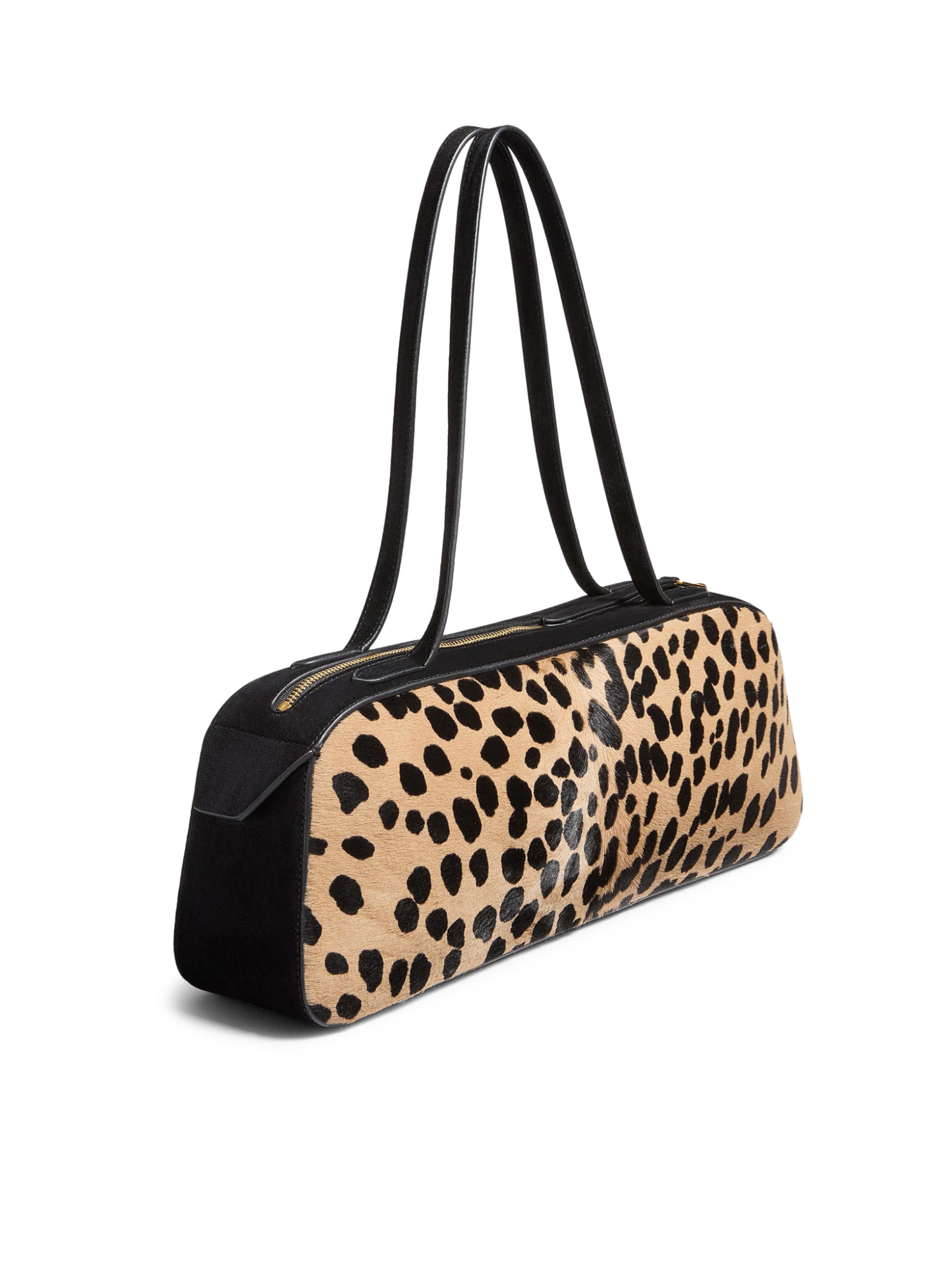 Khaite Simona Animal-print Zip Shoulder Bag
