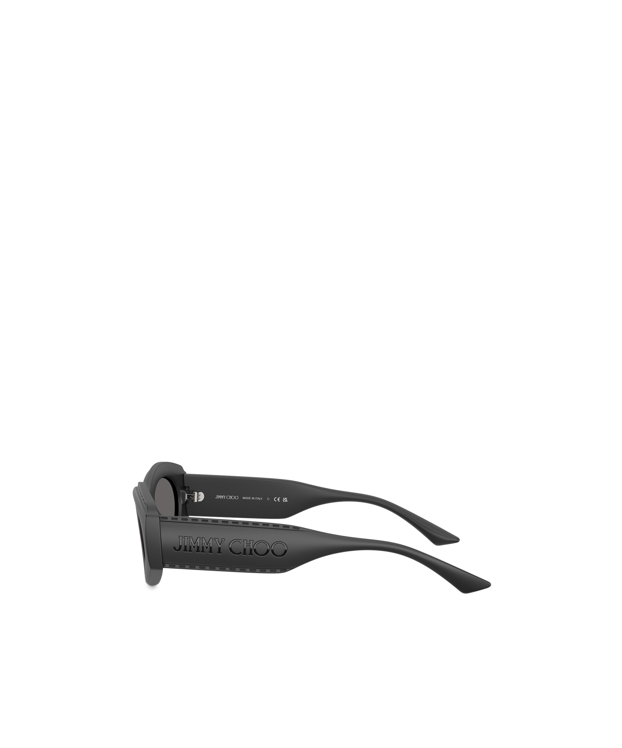 Jimmy Choo Geometric Sunglasses In Black