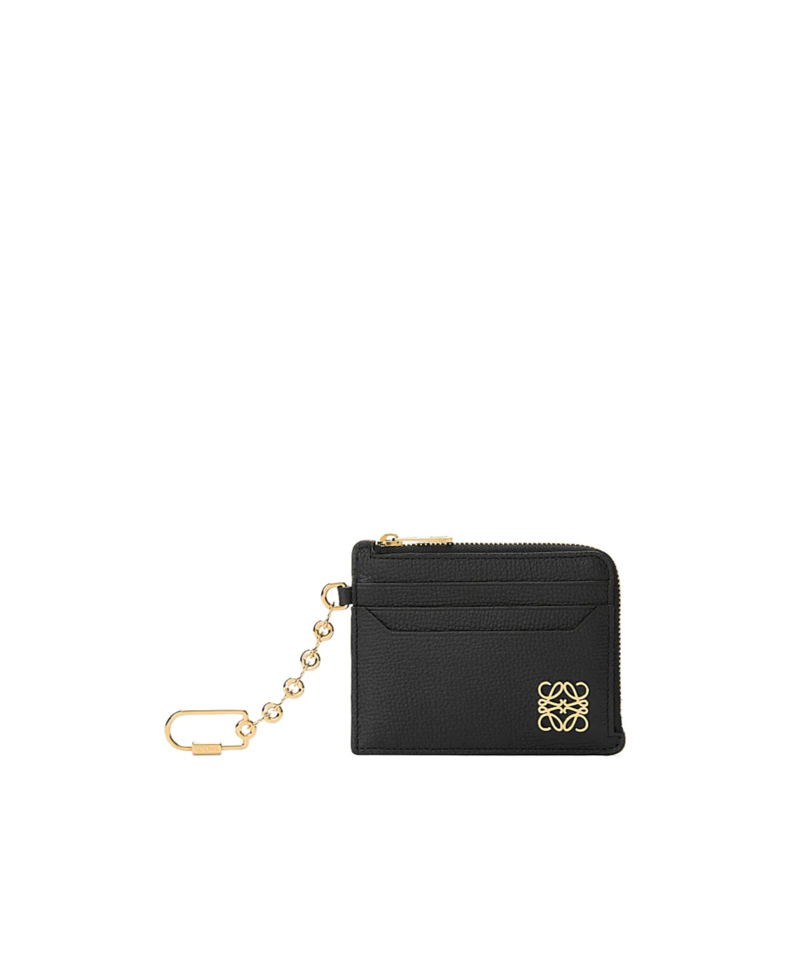 Loewe Anagram Square Coin Card Holder In Black