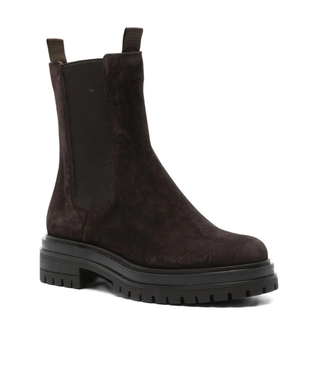 Gianvito Rossi Chester Elastic-panel Boots In Black