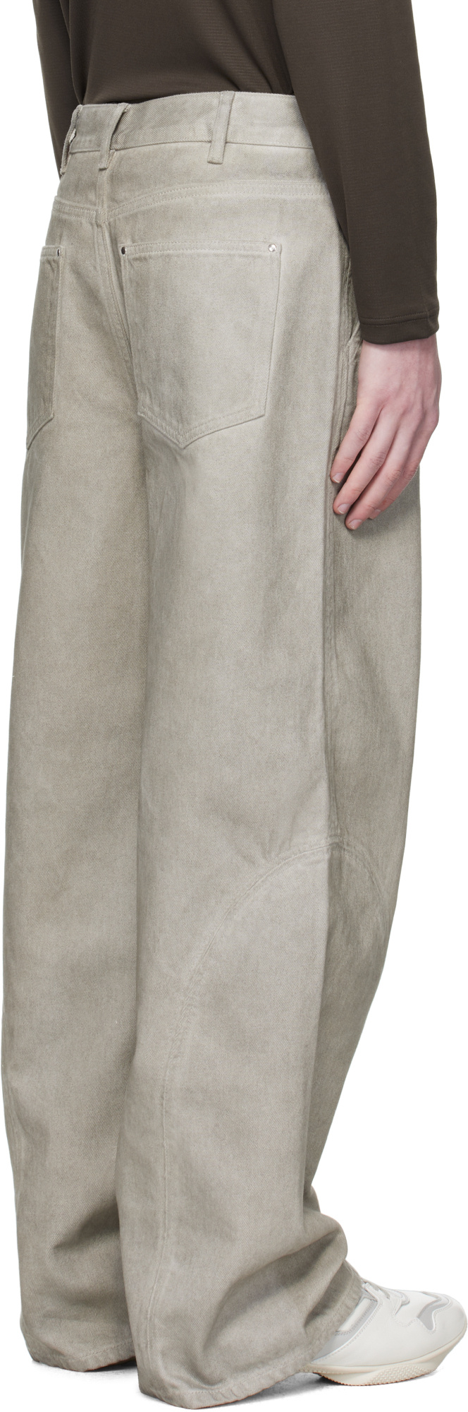 Heliot Emil Basalt Jeans In Gray