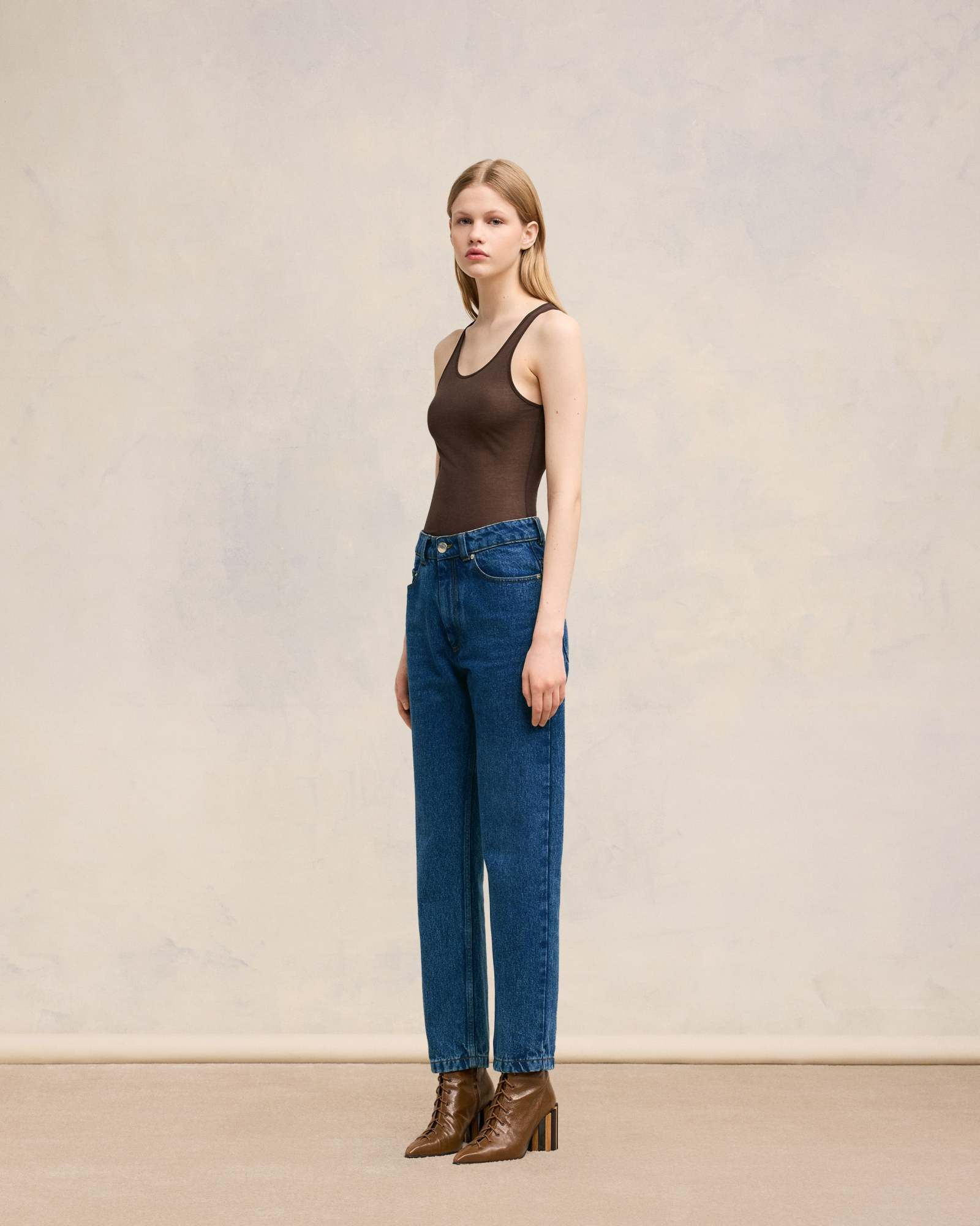Ami Alexandre Mattiussi Ami Paris Straight-leg Slim Fit Jeans In Blue