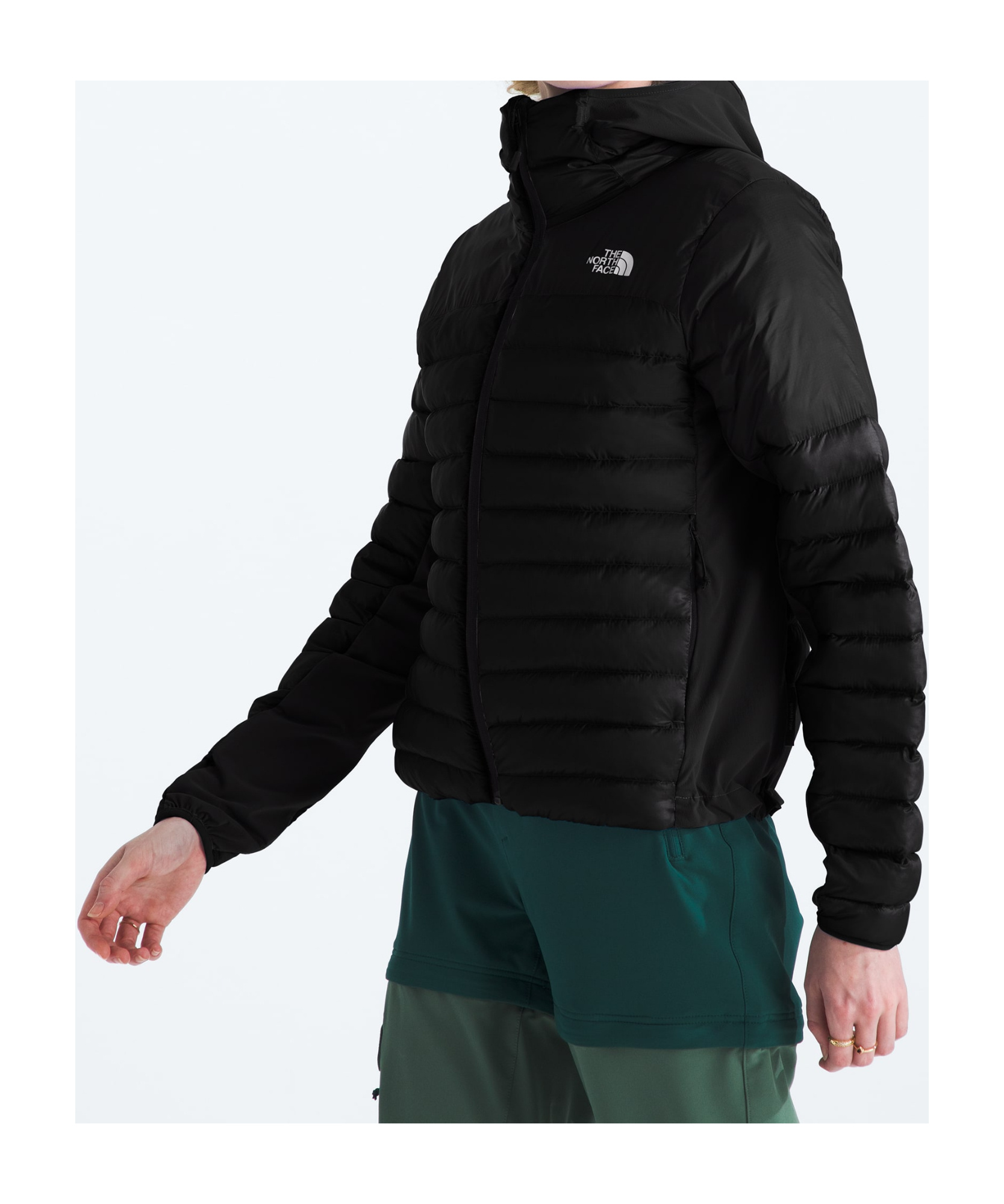 Shop The North Face Terra Peak Puffer Jacket In Black