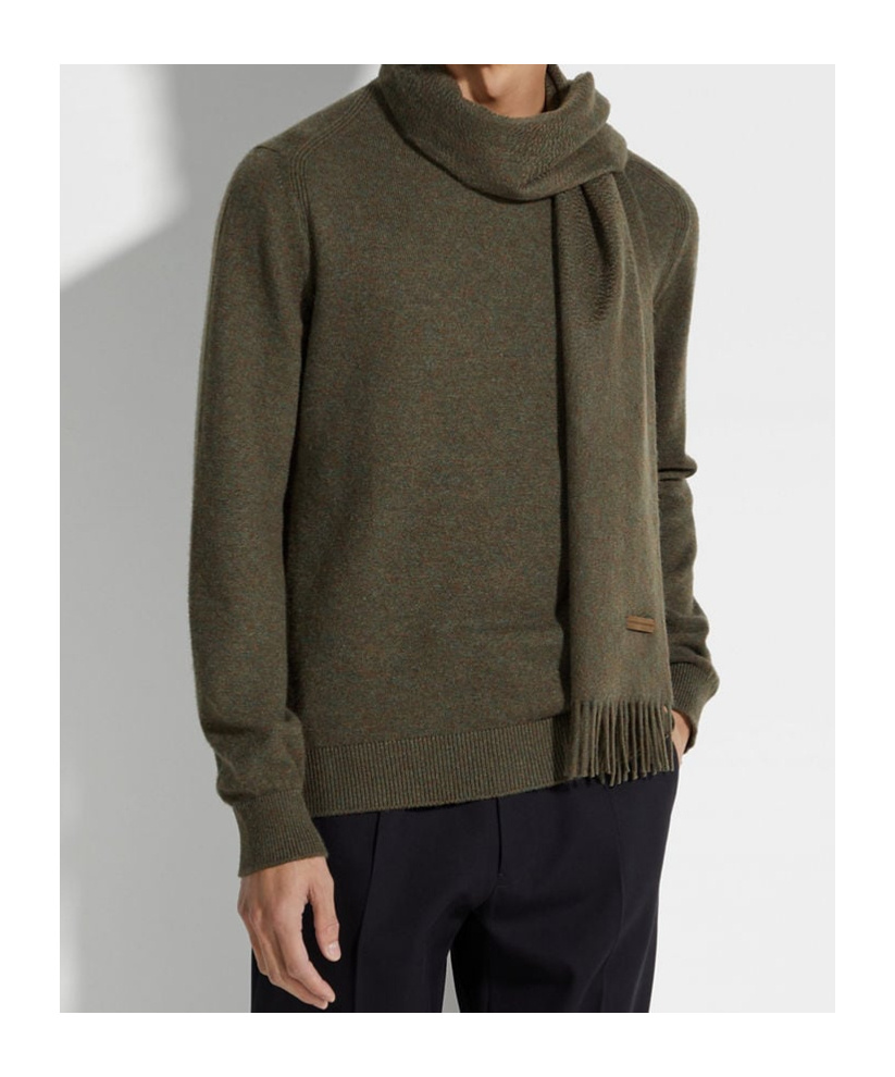 Zegna Oasi Scarf In Brown
