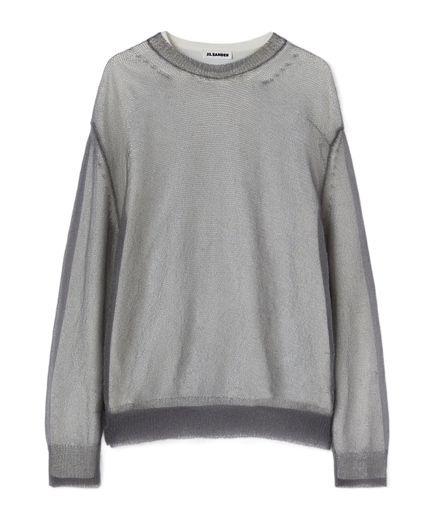 Jil Sander Layered Jumper In Gray