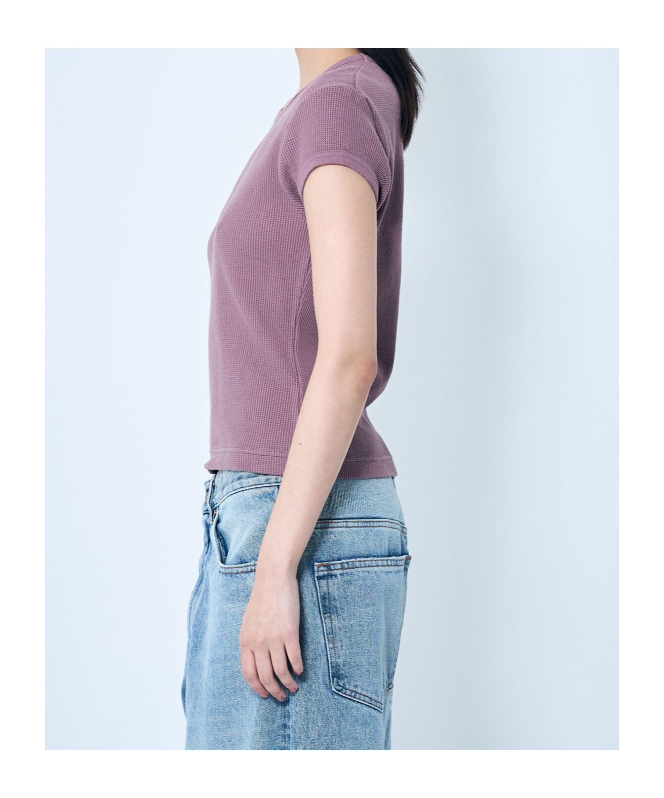 Acne Studios Women Thermal T-shirt In Blue