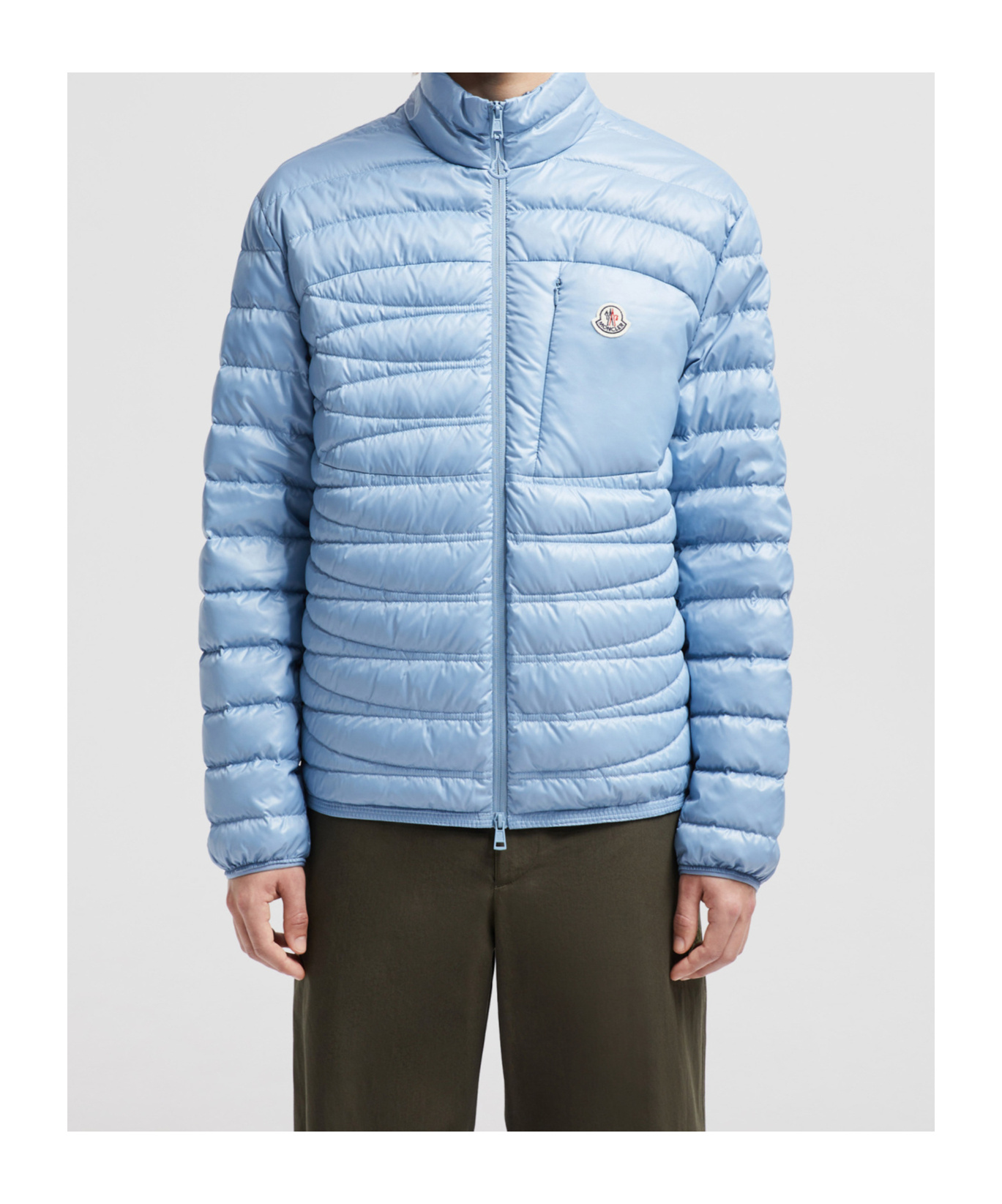 Moncler Leveche Padded Jacket In Blue