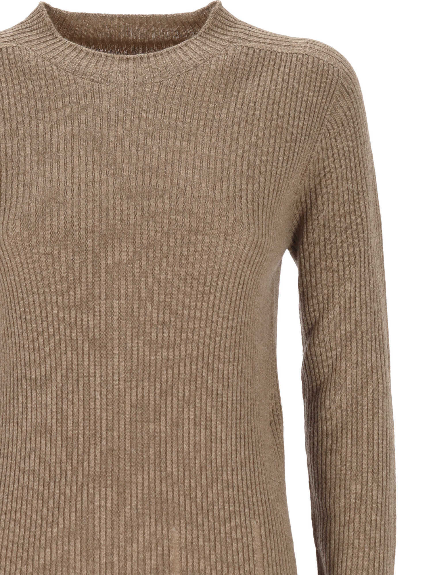 Uma Wang Long-sleeved Sweater In Brown
