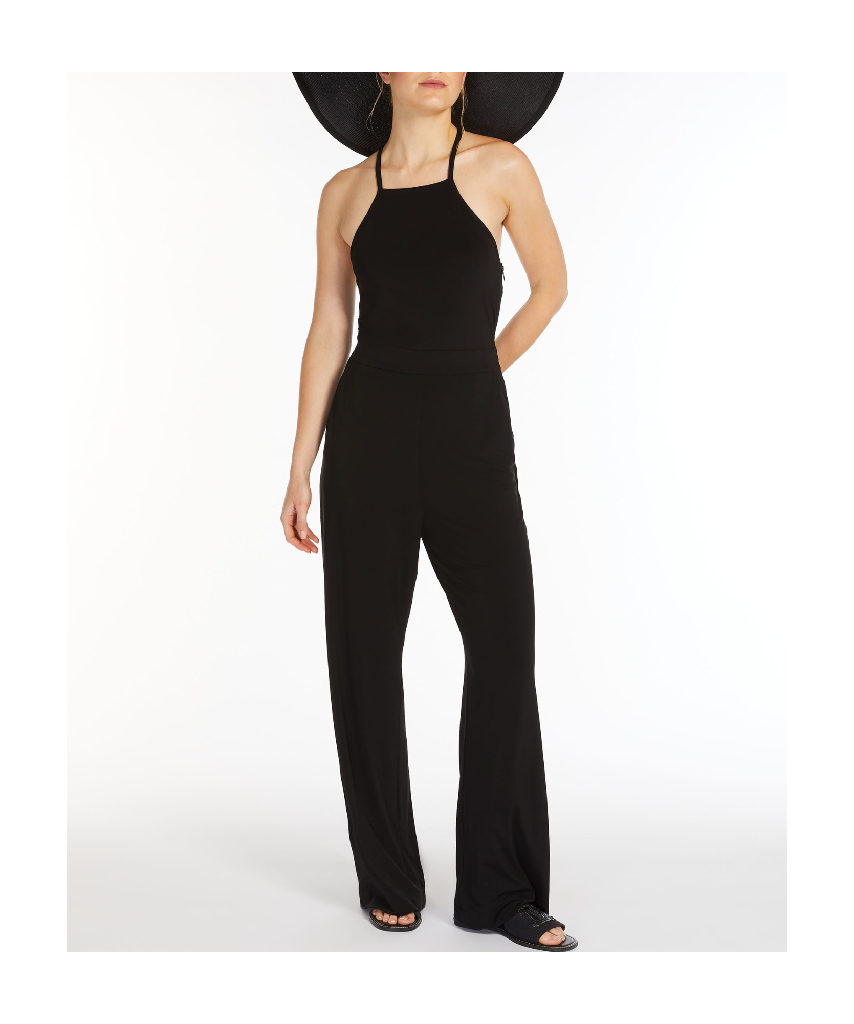 MAX MARA MAX MARA STRAIGHT LEG SLEEVELESS JUMPSUIT