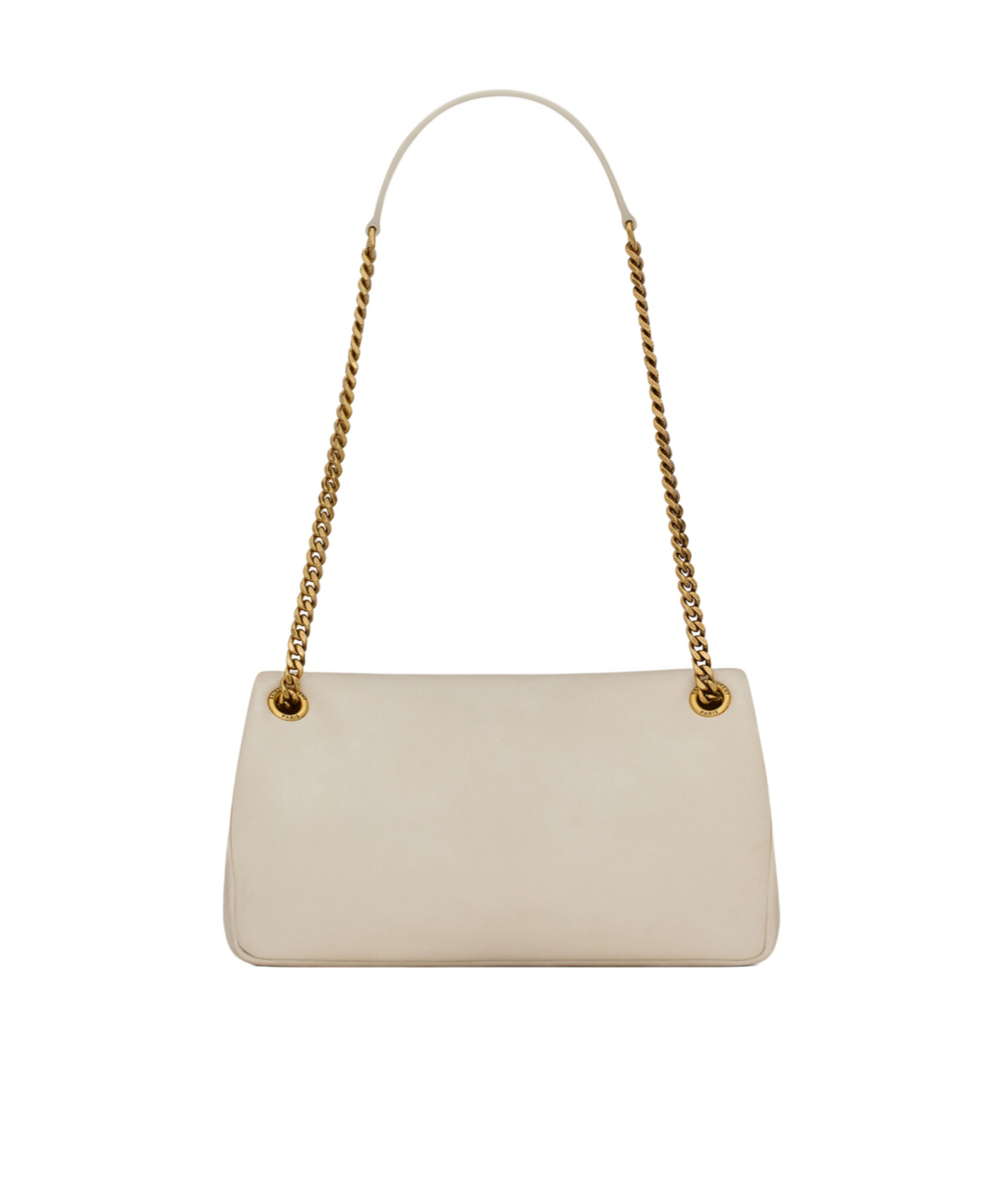 Saint Laurent Small Puffer Shoulder Bag In Nude