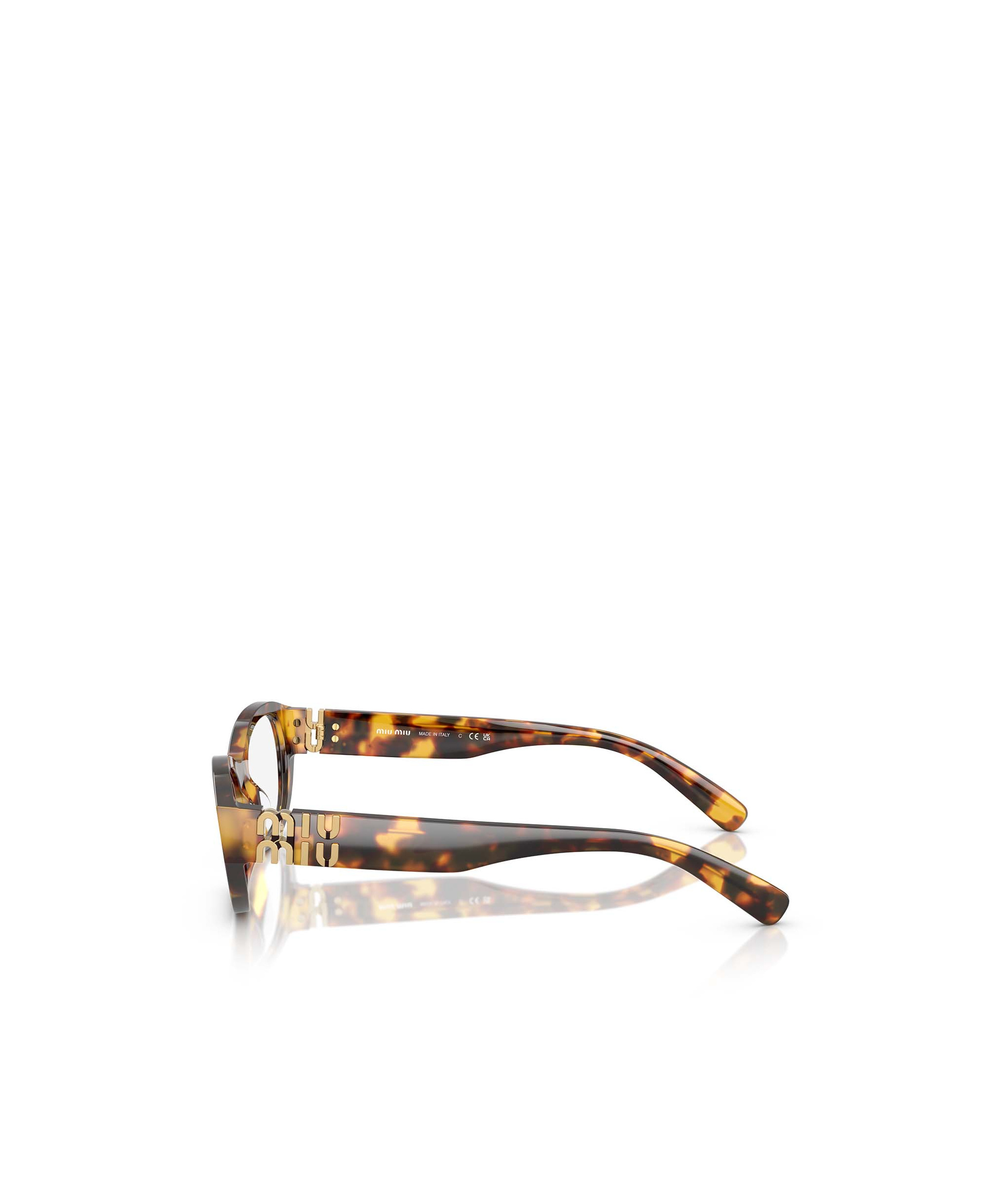 Miu Miu Irregular Sunglasses In Brown
