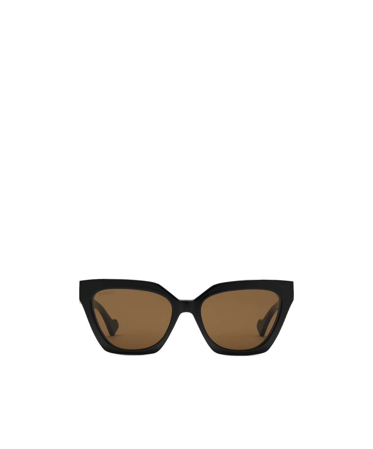 Gucci Cat-eye Clip-on Sunglasses In Brown