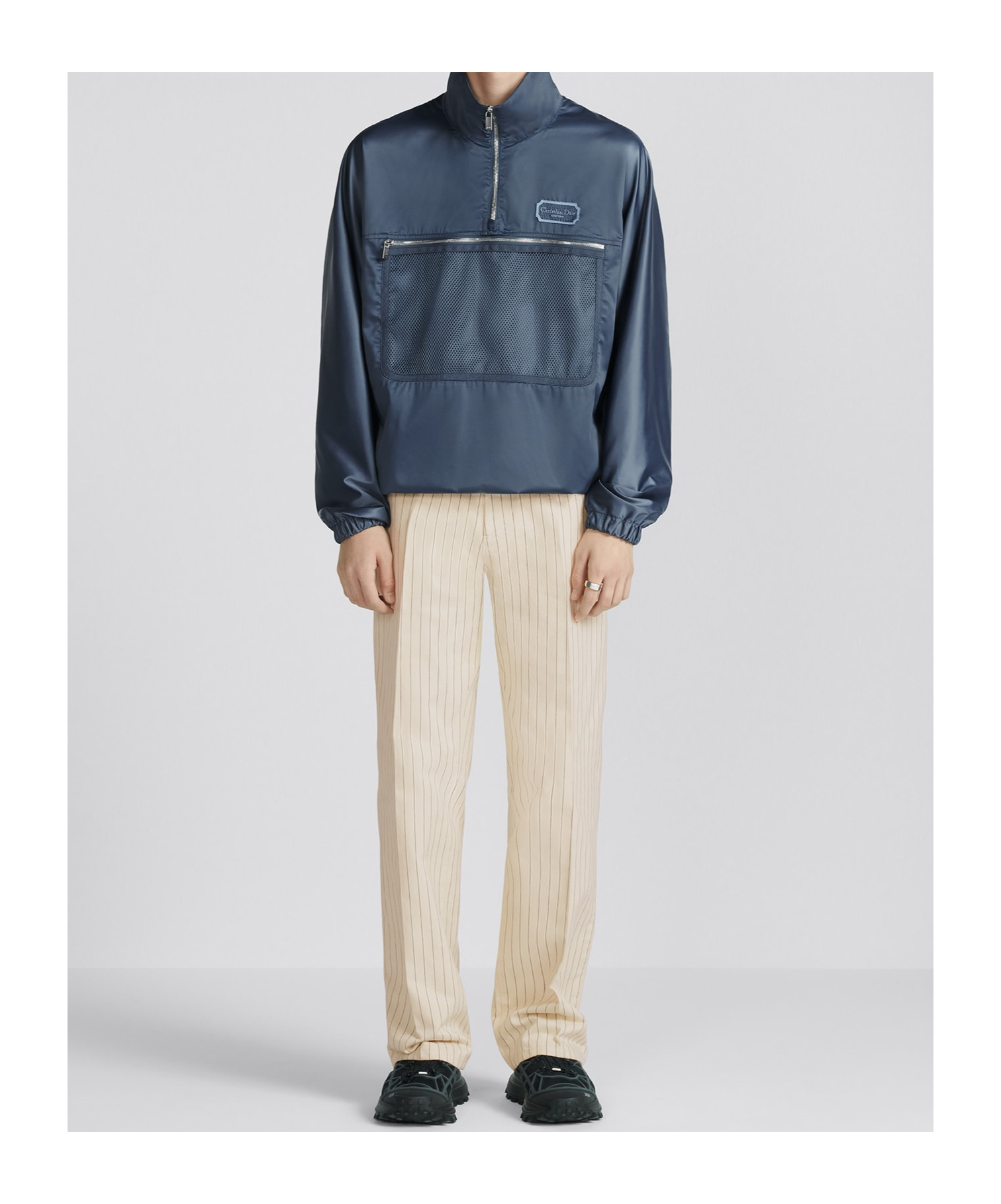 Dior Logo Jeans In Nude