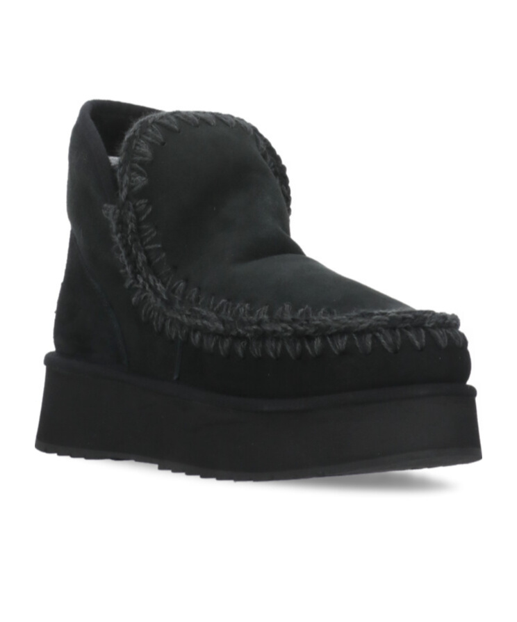 Mou Eskimo Short Boots In Black