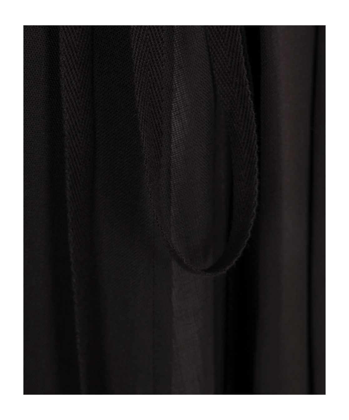 Ann Demeulemeester Belted Maxi Skirt In Black