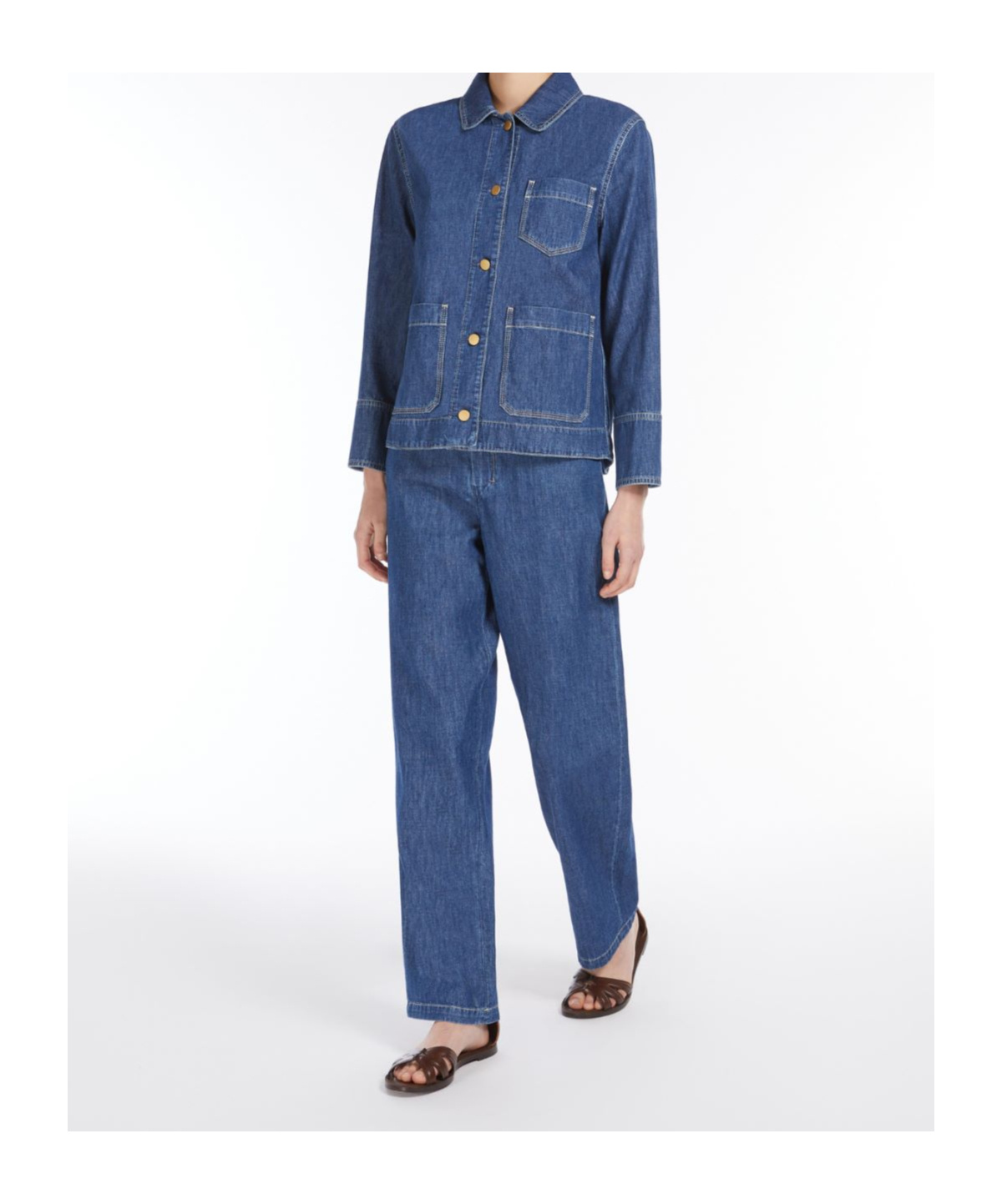 MAX MARA COTTON DENIM JACKET