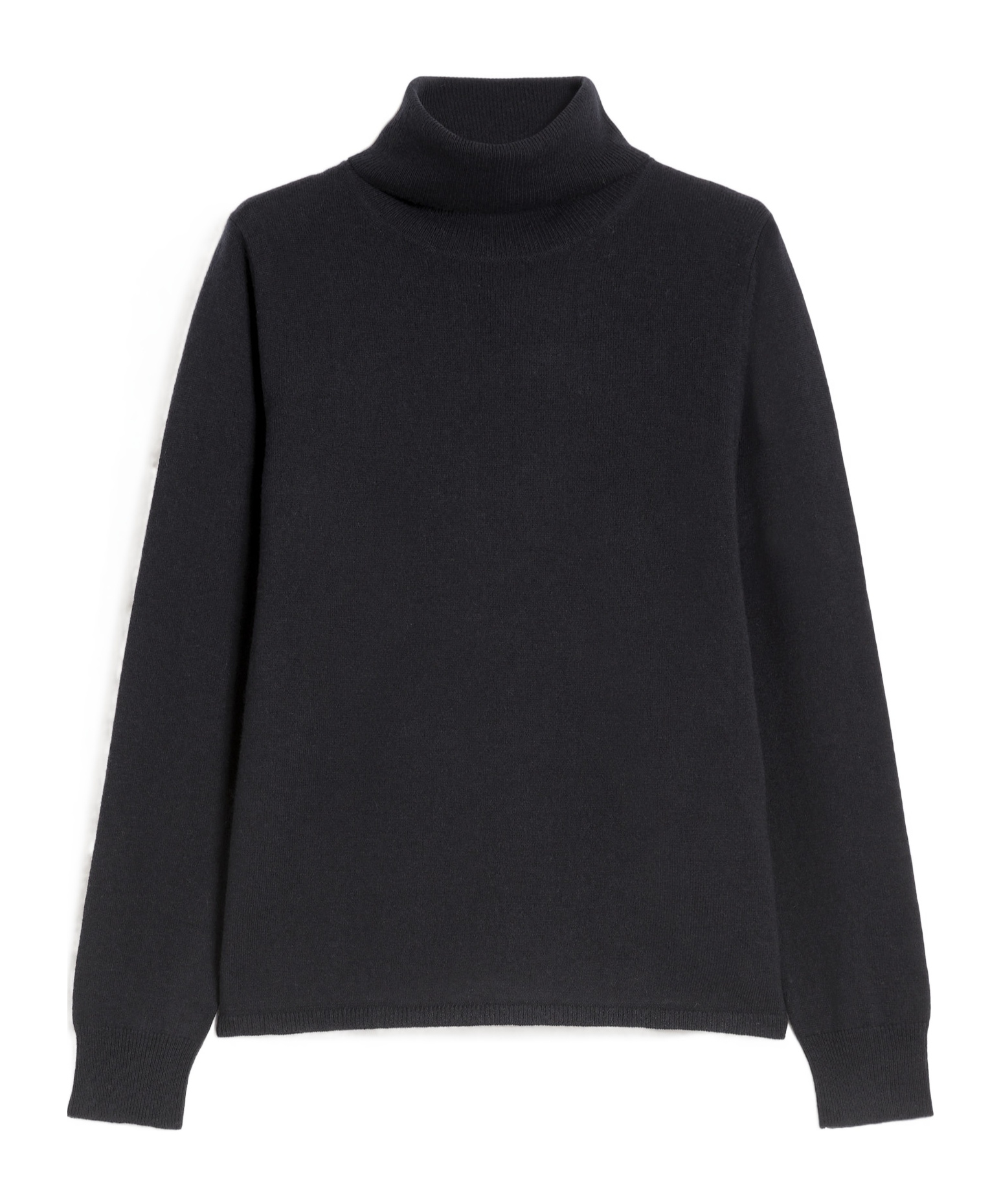 Max Mara Wool And Cashmere High-neck Sweater In Black