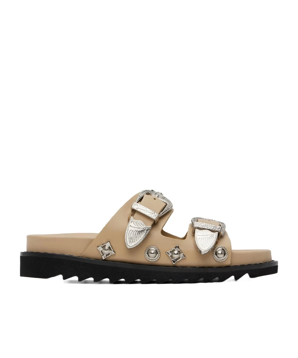 Toga Round Toe Slippers