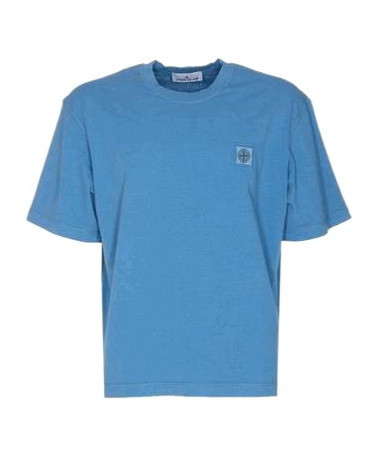 Stone Island Men Compass Patch Logo T-shirt
