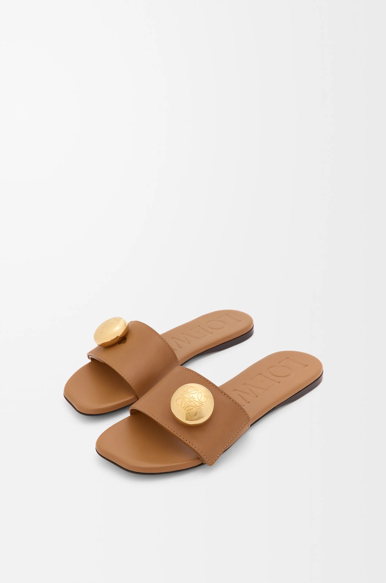 Loewe Pebble Slide In Soft Calfskin
