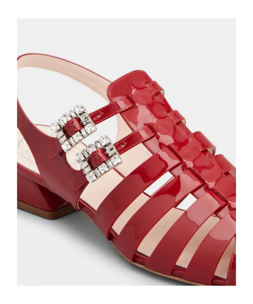 Roger Vivier Très Vivier Sandals In Patent Leather