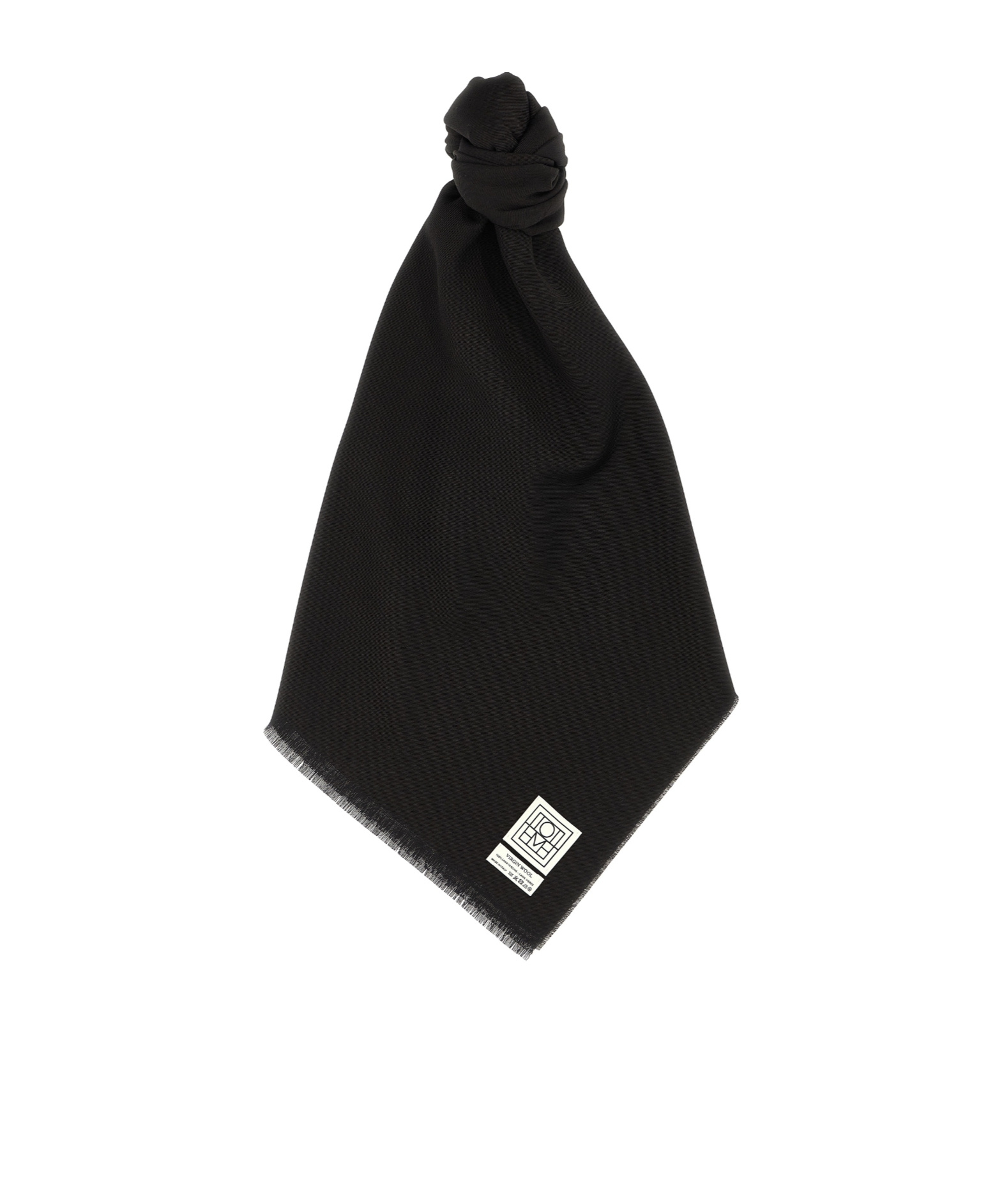 Totême Virgin-wool Scarf In Black