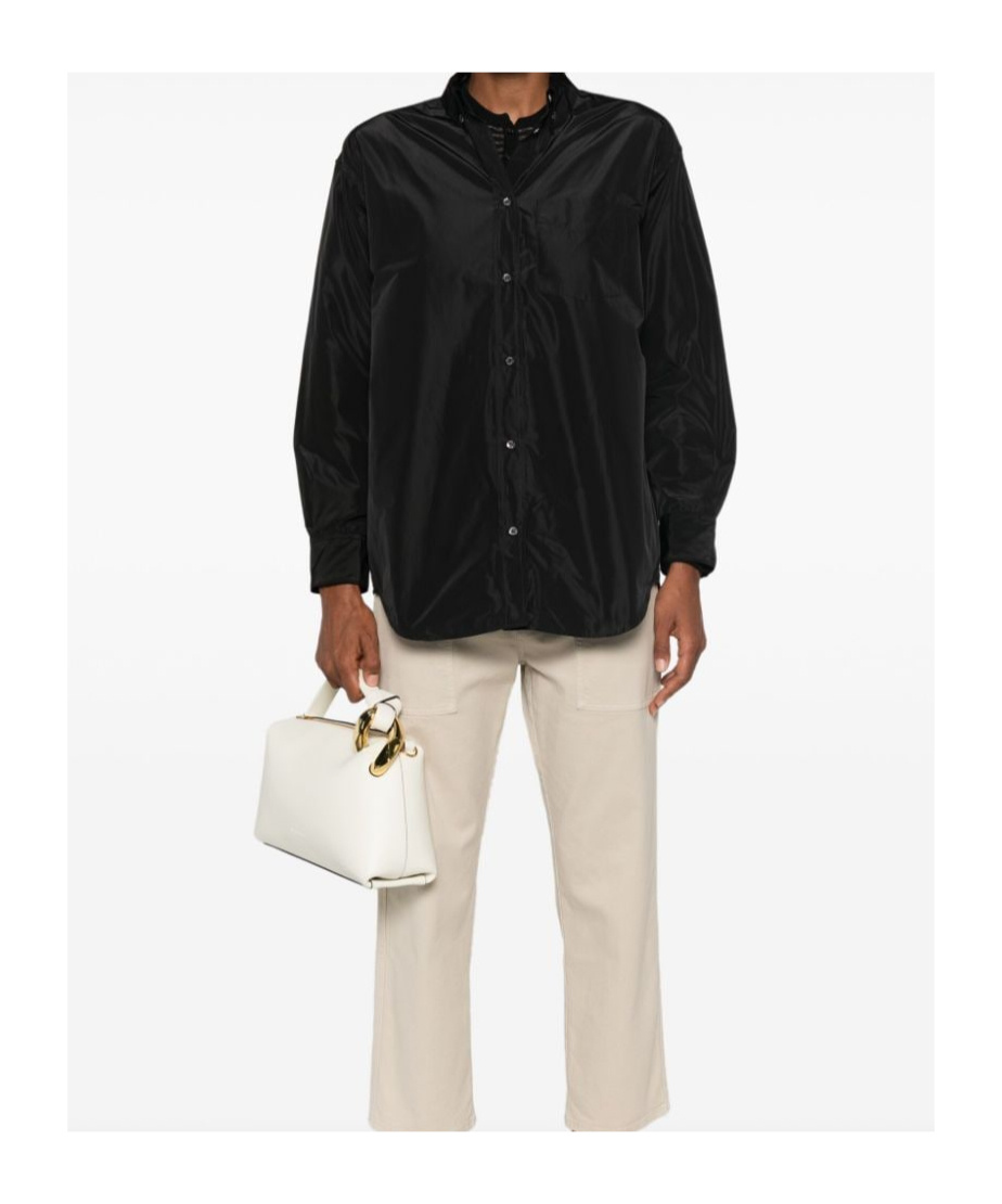 Aspesi Button-down Collar Shirt In Black