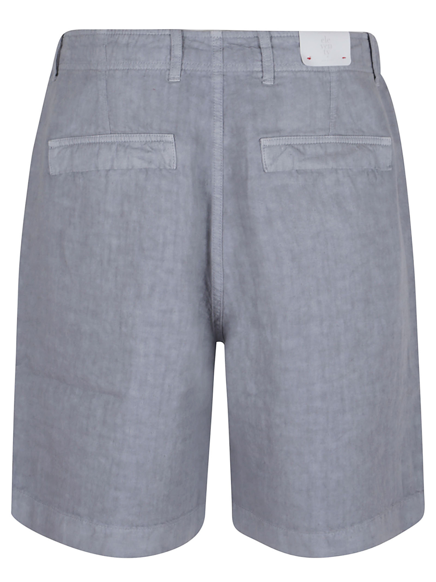 Eleventy Bermuda Shorts With Back Pockets And Belt Loops In Gray