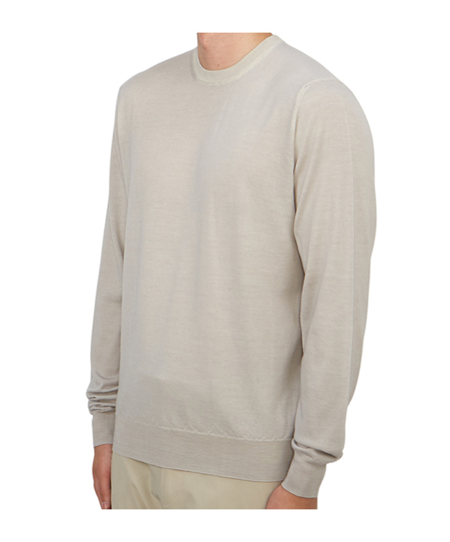 Drumohr Fine-knit Merino-wool Jumper In White