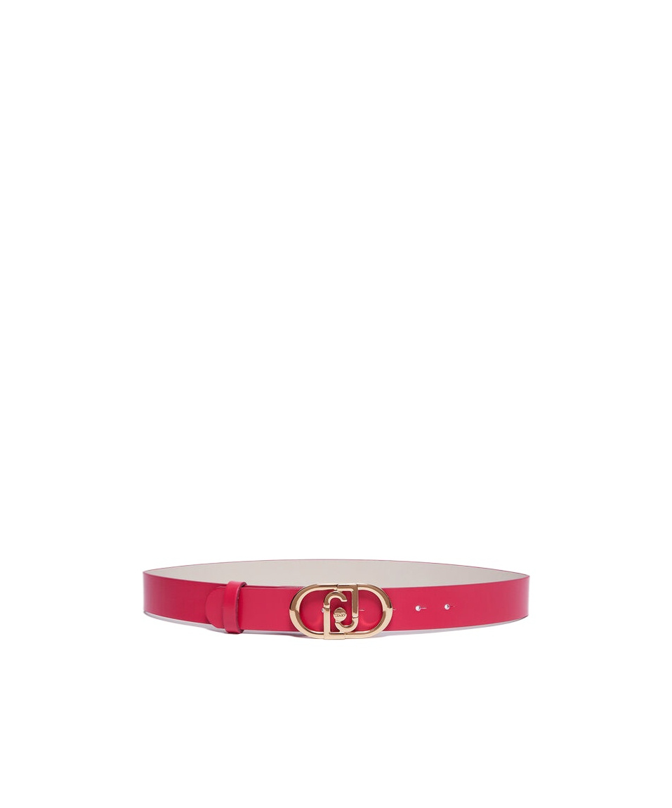 Liu •jo Double J Logo Belt In Pink