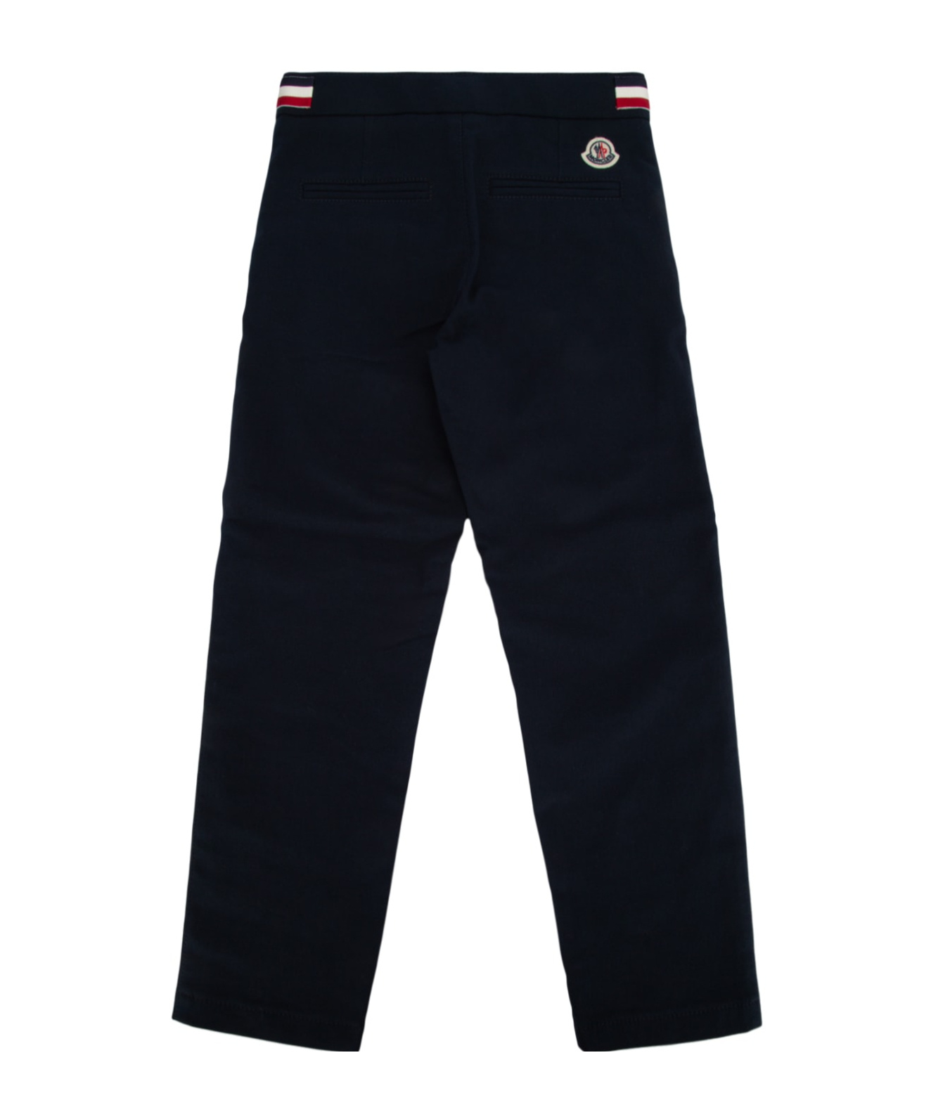 Moncler Enfant Straight-leg Trousers In Blue