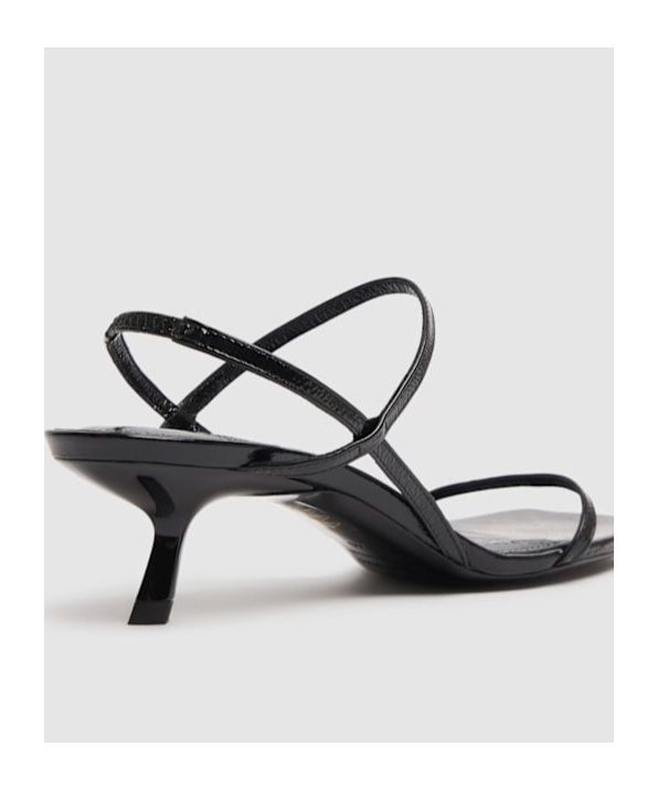 ANINE BING SQUARE-HEADED HIGH-HEELED SANDALS