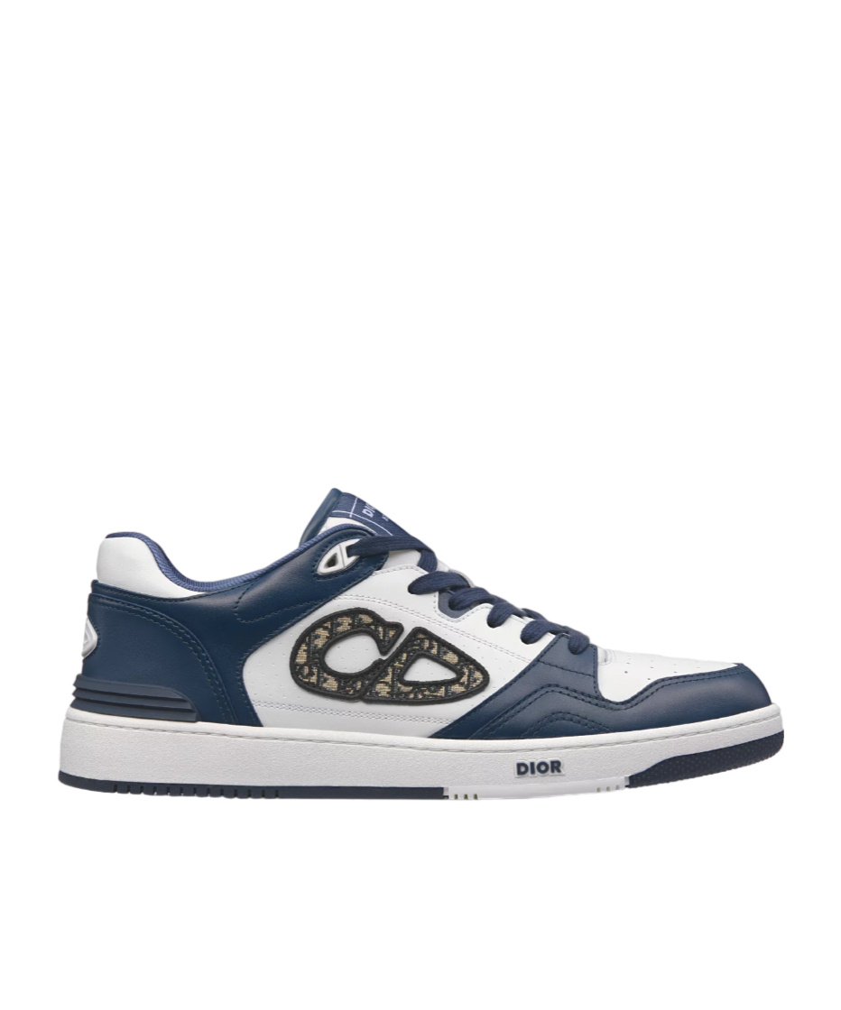 Dior Man B57 Man Blue Sneakers In White