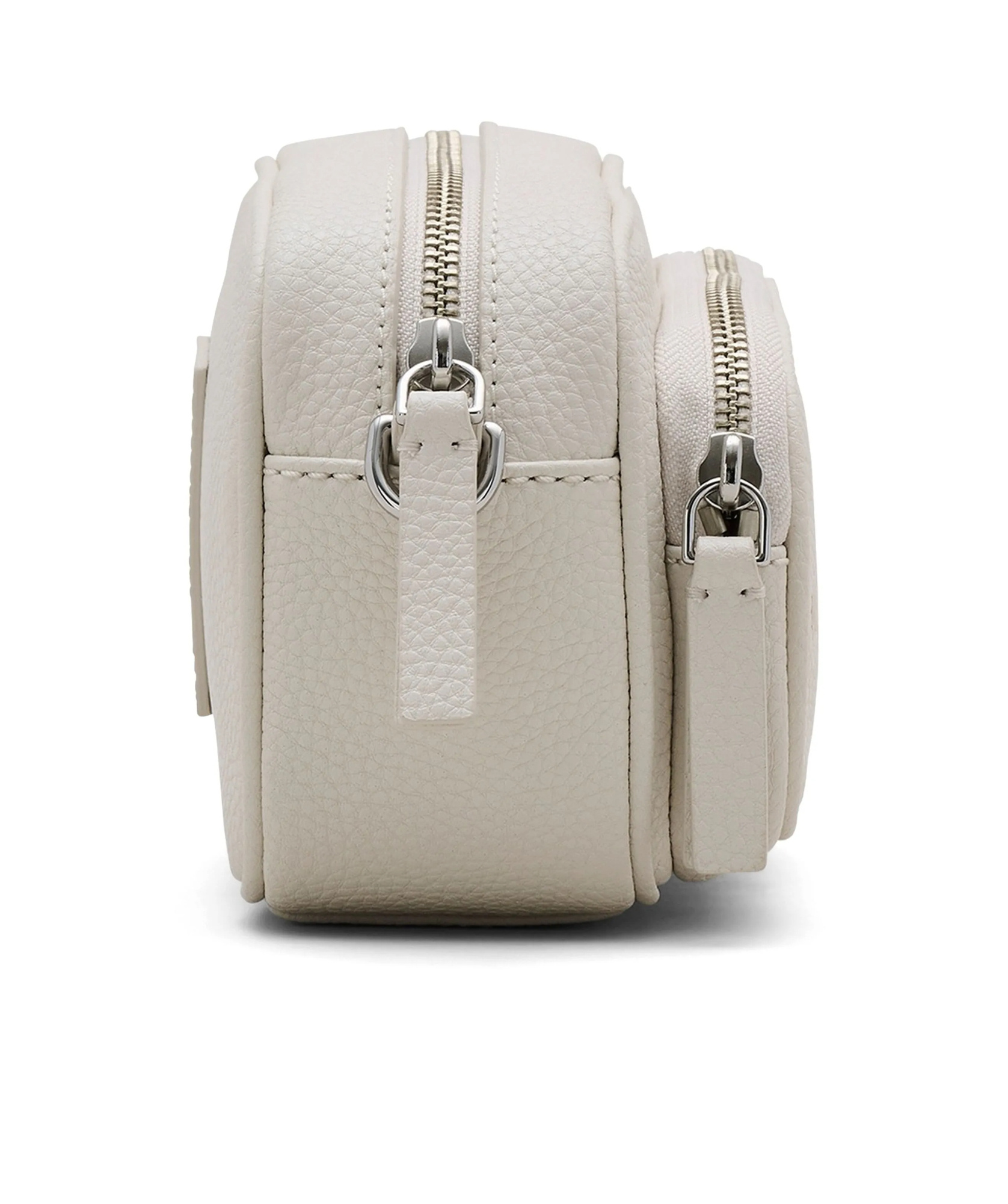 Marc Jacobs Bianco Leather Shoulder Bag With Adjustable Strap In White