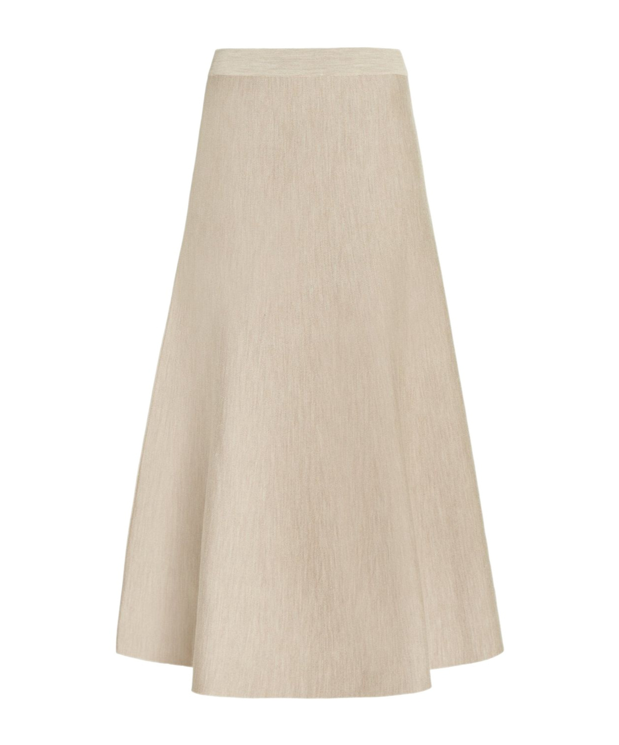 Shop Gabriela Hearst Elastic Waist Skirt In Nude