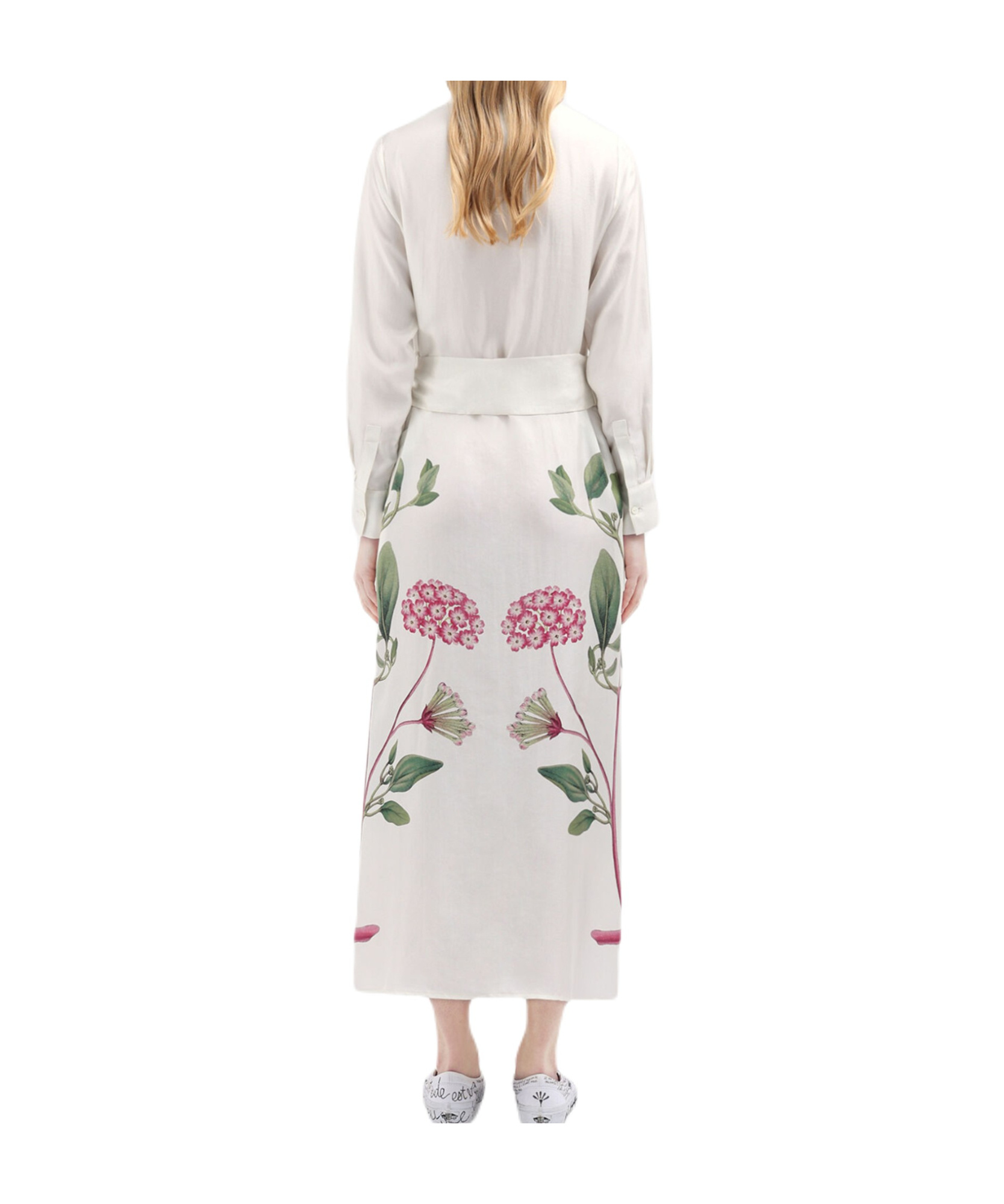 Shop Pierre-louis Mascia Aloegots Maxi Shirt In White