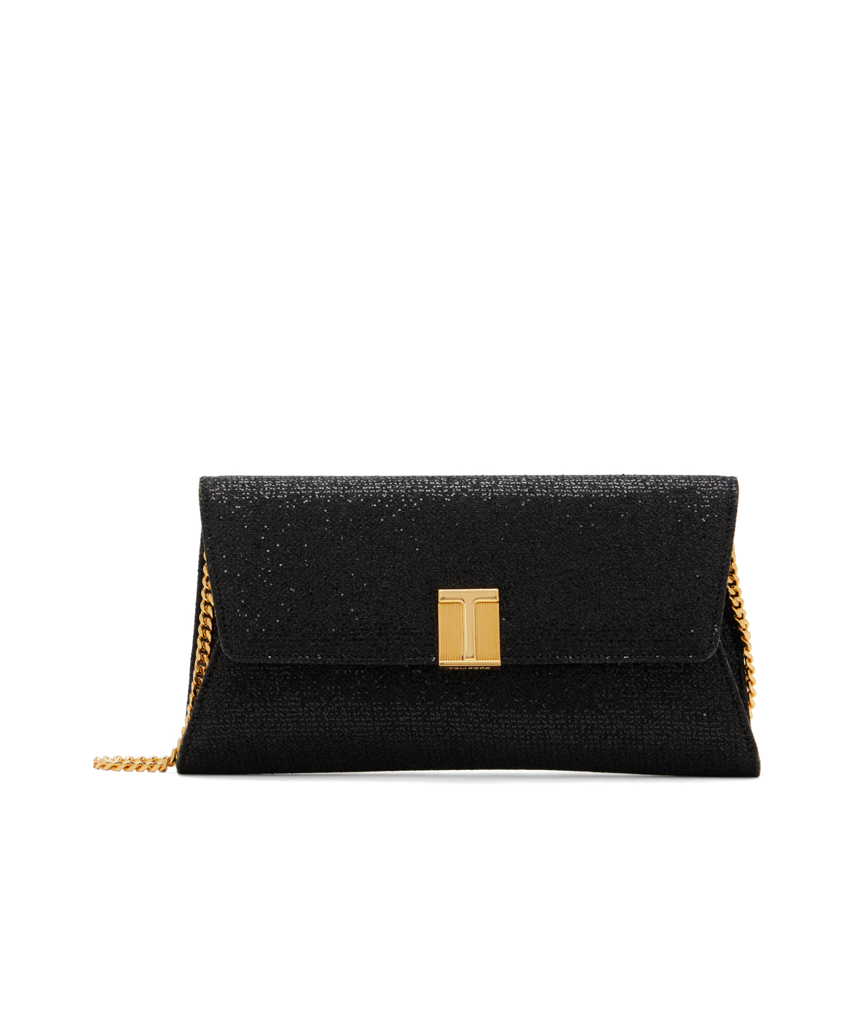 Tom Ford Flip Shoulder Bag In Black