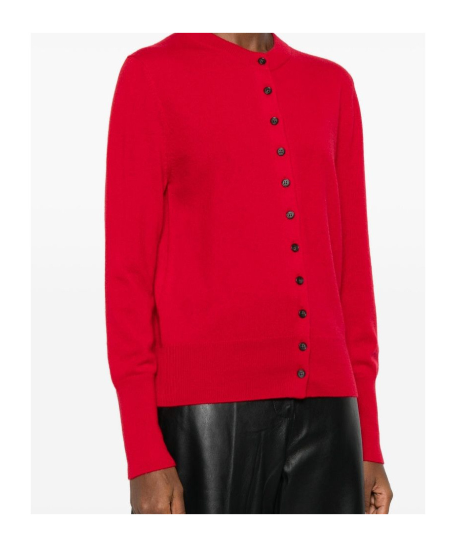 Lisa Yang Button-front Cardigan In Red