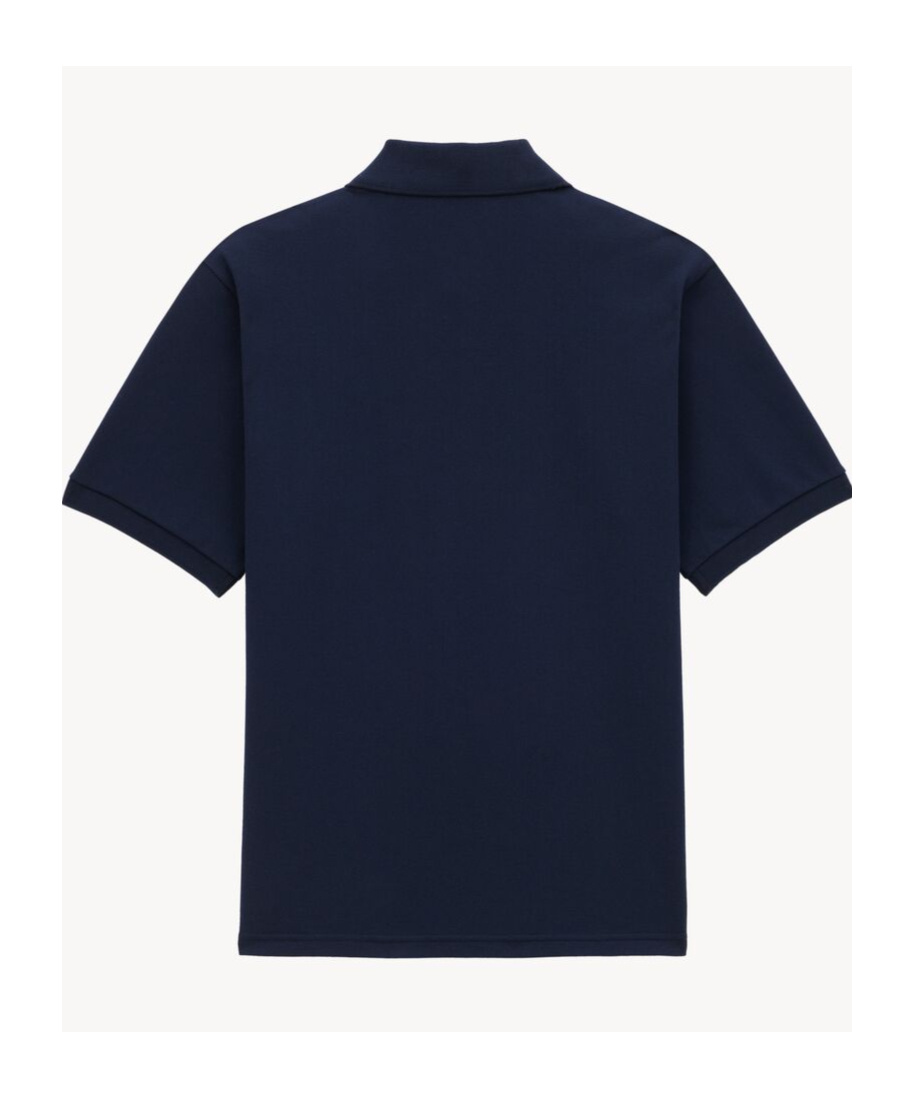 Saint Laurent Cassandre Polo Shirt In Blue