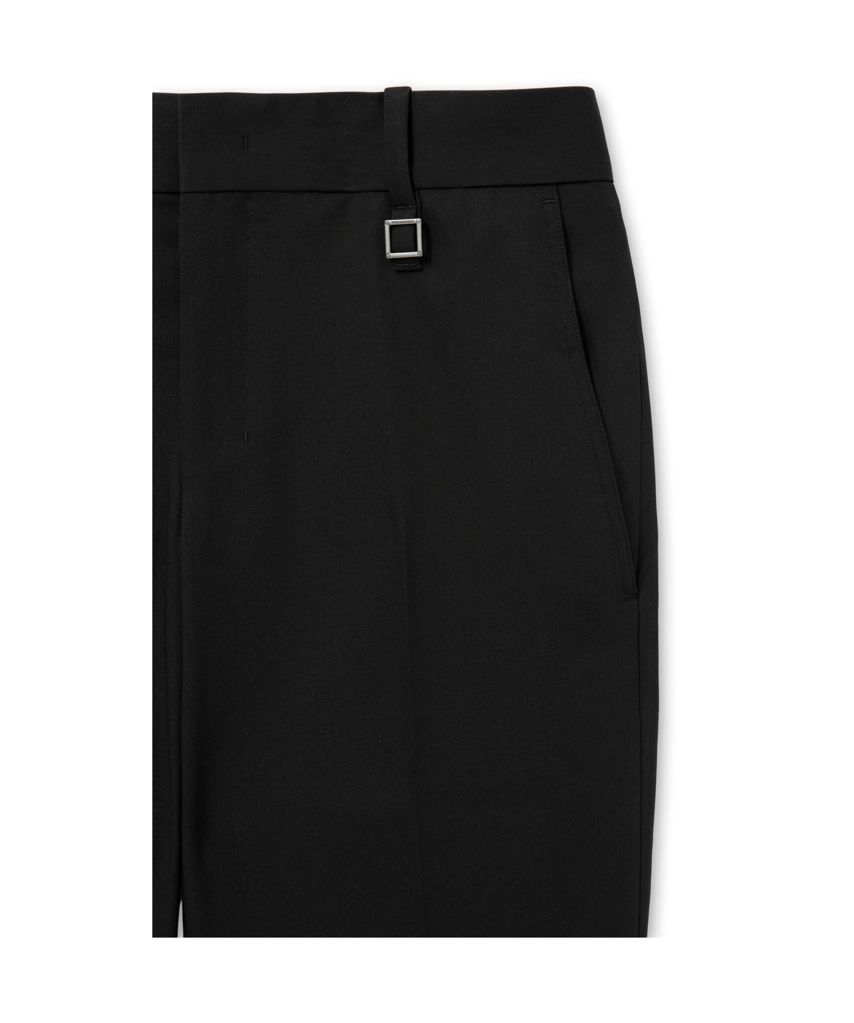 Wooyoungmi Belt-loop Casual Pants In Black