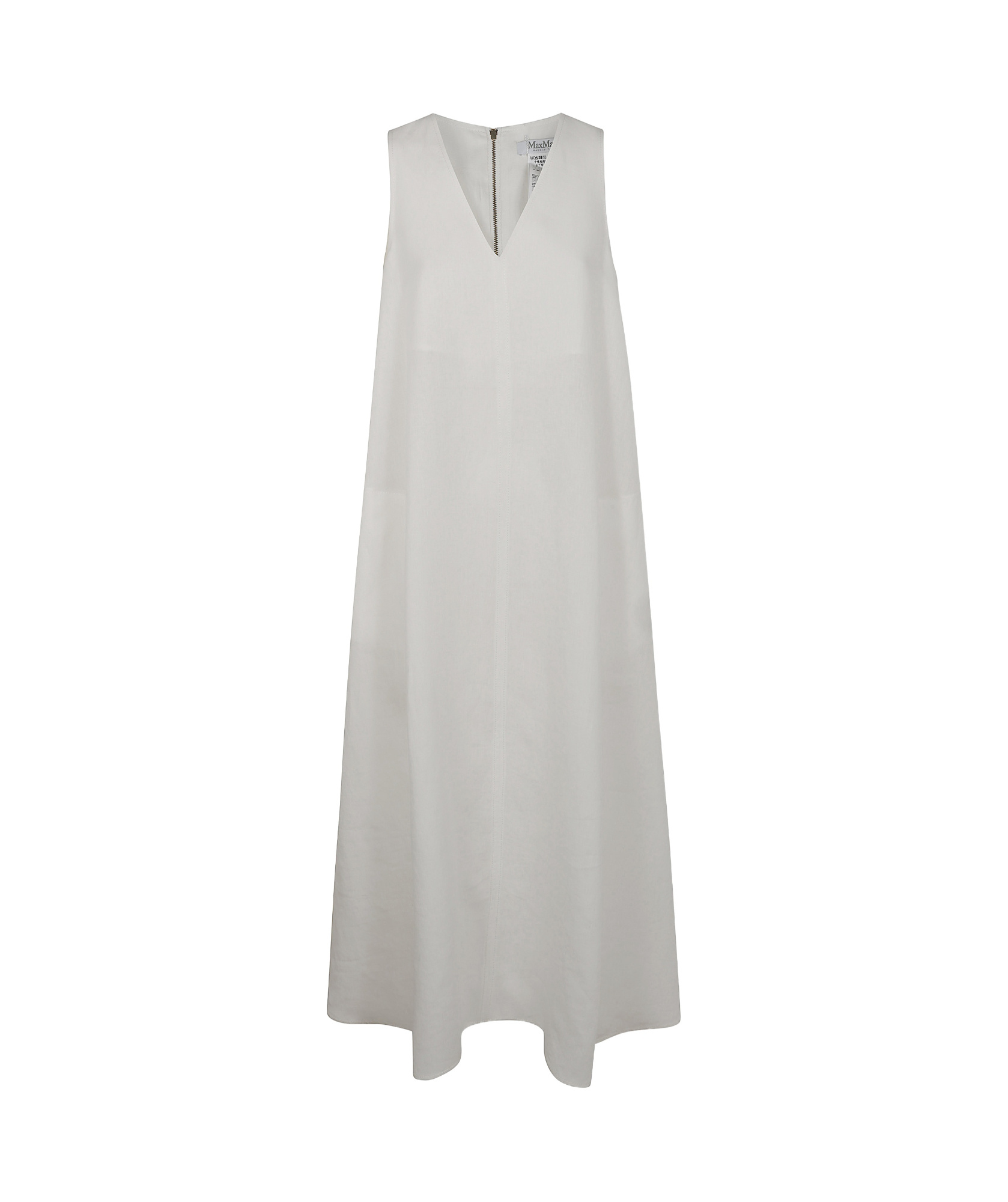 Max Mara Women's Simeone Linen Sleevesless Dress In White