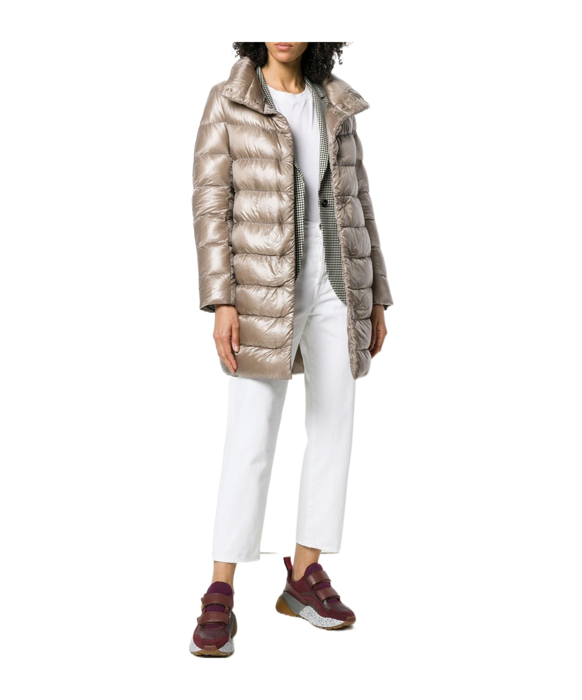 Herno Dora Puffer Jacket In Nude