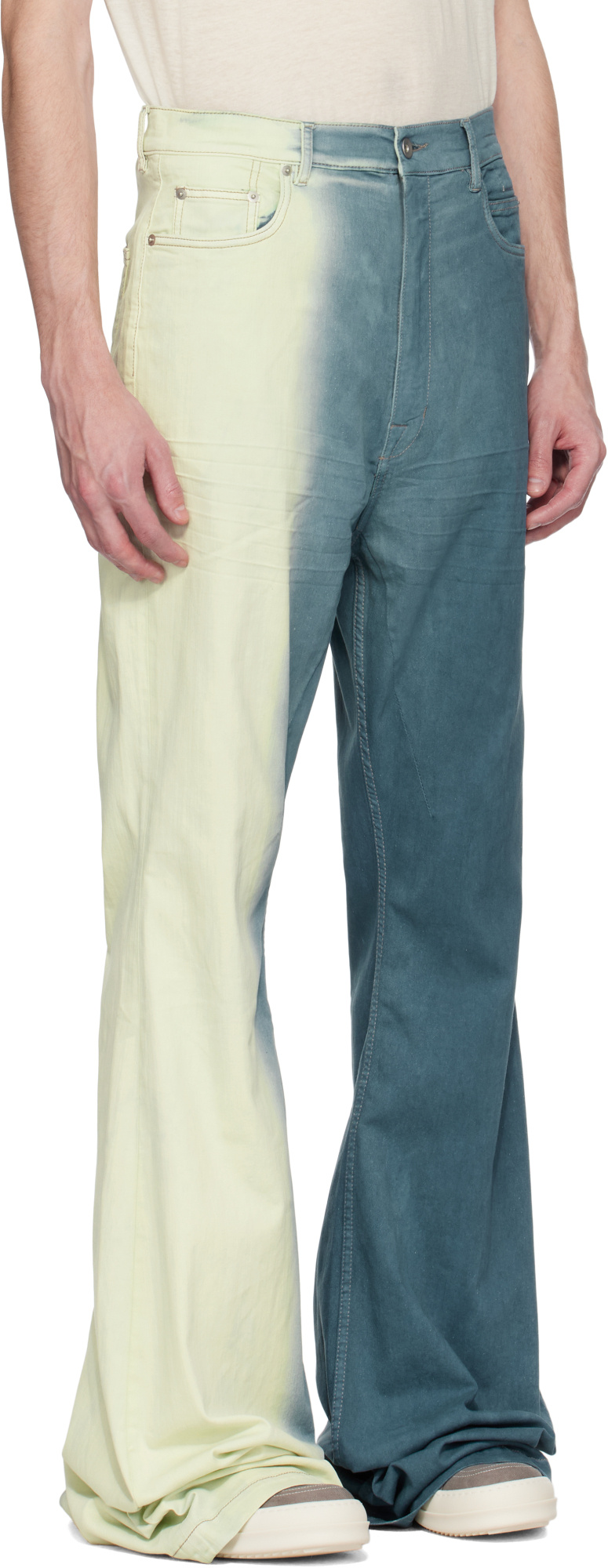 Rick Owens Drkshdw Hollywood Jeans In Blue