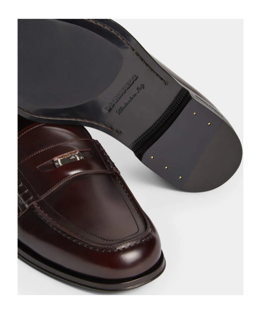 Dsquared2 Slip On Loafers In Brown